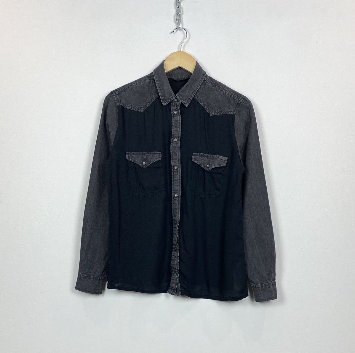 Diesel × Vintage Vintage Diesel Industry Shirt like Japanese Hype Y2K Size US M / EU 48-50 / 2 - 1 Thumbnail