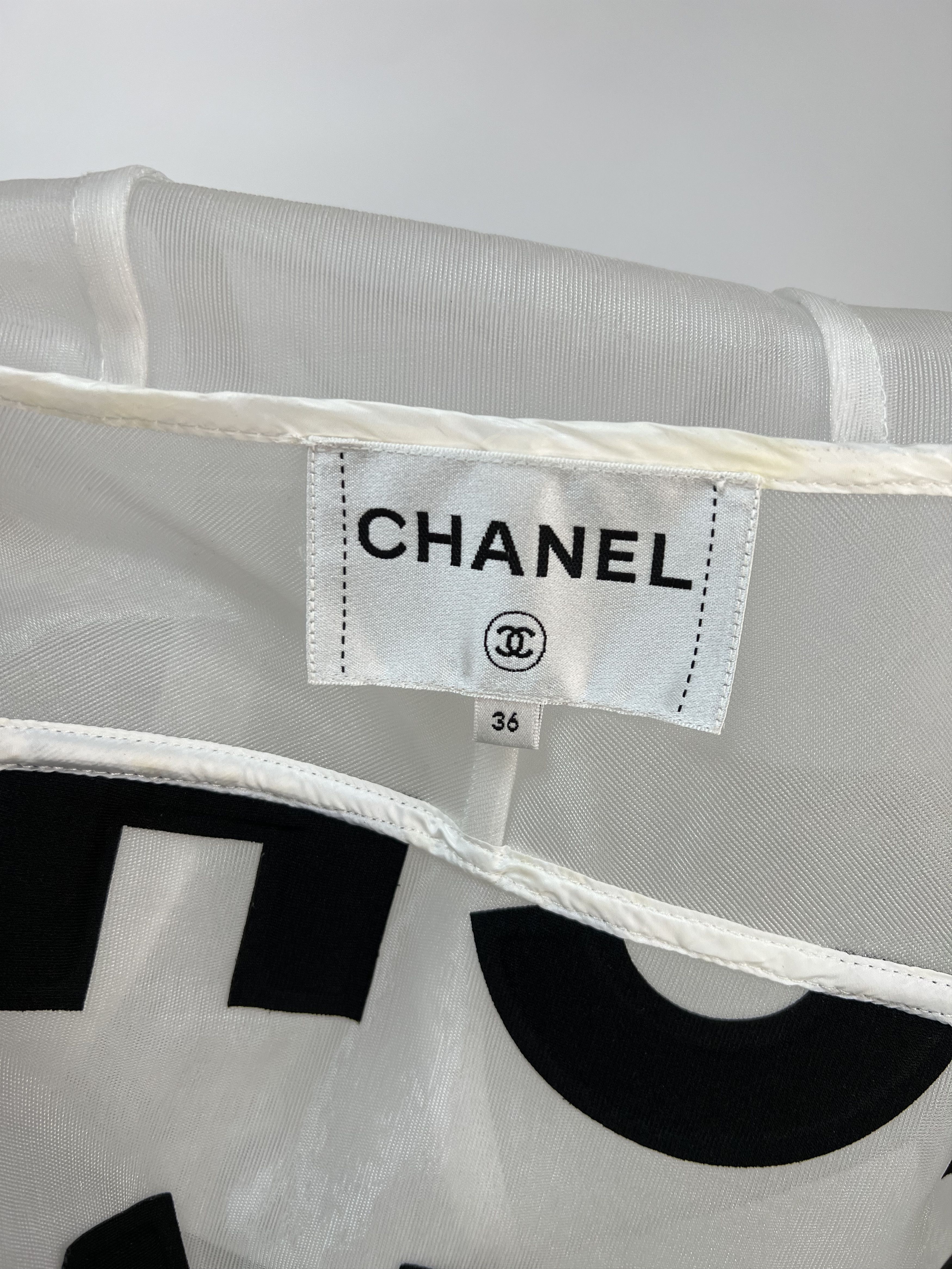 Chanel Chanel Logo Nylon Full Zip Hooded Jacket Size 36 Size XS / US 0-2 / IT 36-38 - 17 Thumbnail