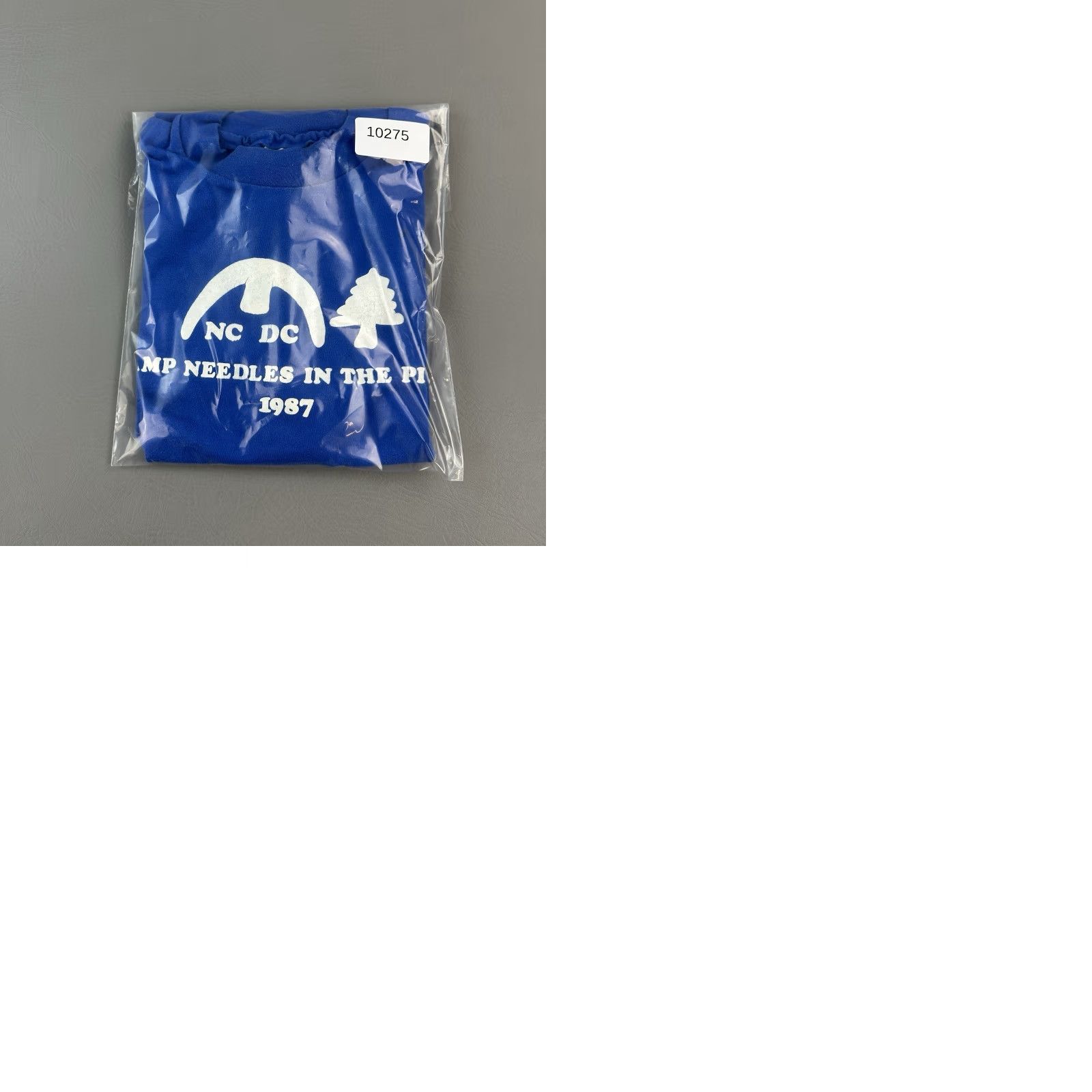 Hanes VINTAGE Hanes Shirt Mens Large Blue Camp Needles 1987 Single Stitch USA Made Shirt Mens Large Blue 80s Retro USA Hanes T-Shirt Size US L / EU 52-54 / 3 - 9 Thumbnail