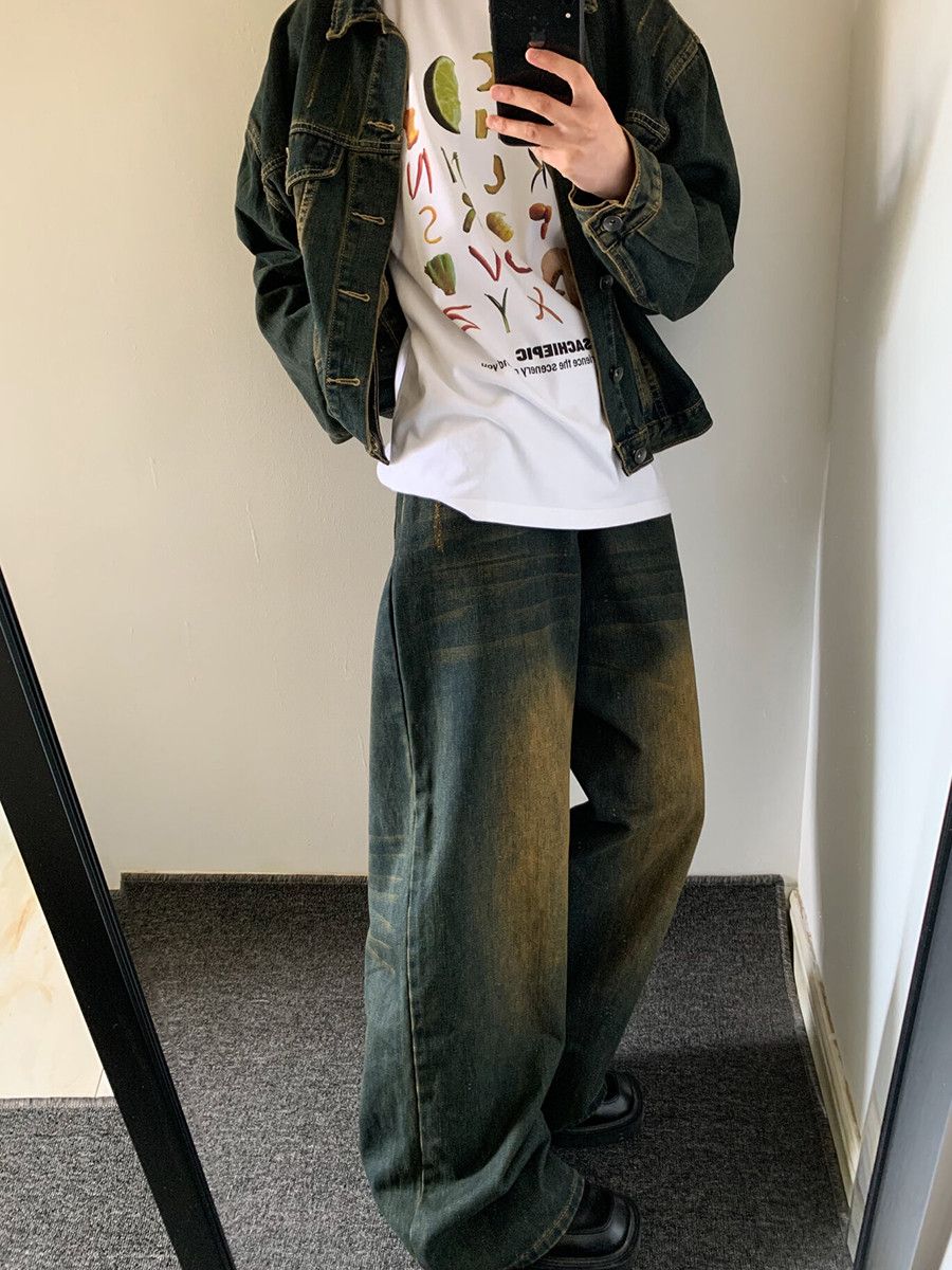 Japanese Brand × Jean 90s Retro Skater Baggy Size US 43 - 7 Thumbnail