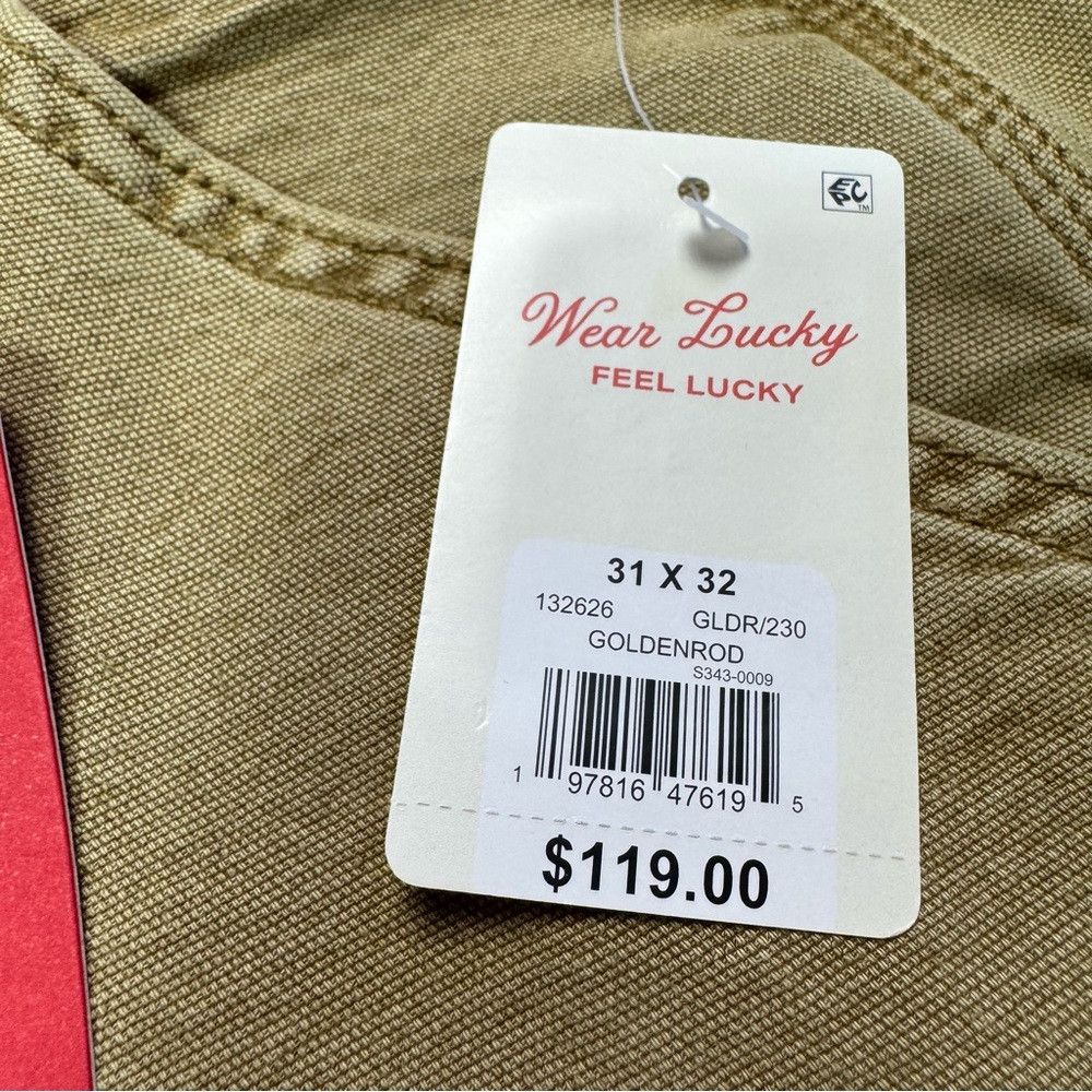 Lucky Brand NWT New $119 Lucky Brand 181 Relaxed Straight Carpenter Jea Size US 31 - 7 Thumbnail