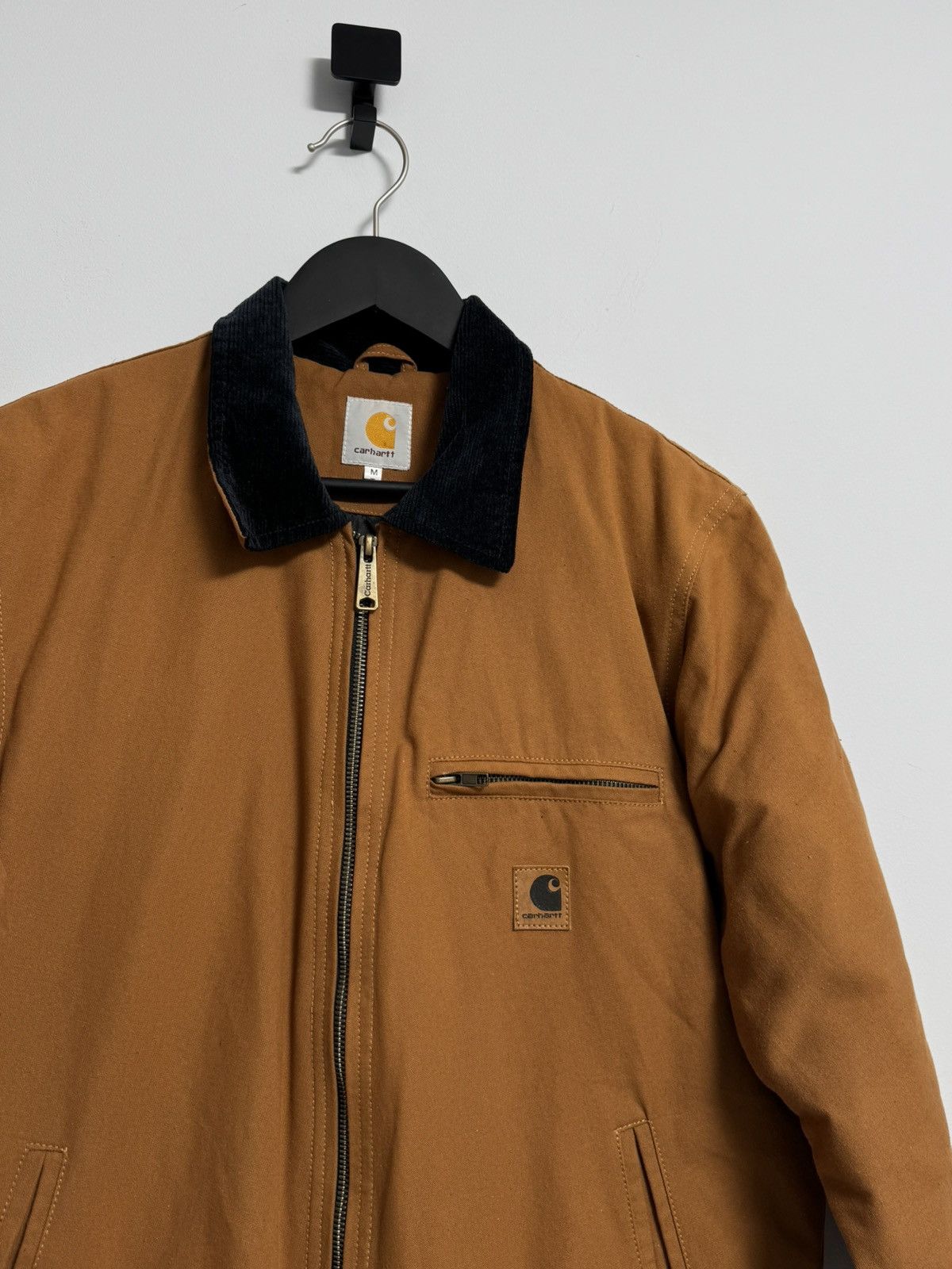 Carhartt CARHARTT Detroit Mens Reworked Canvas Vintage Camel Bomber Size US M / EU 48-50 / 2 - 2 Thumbnail