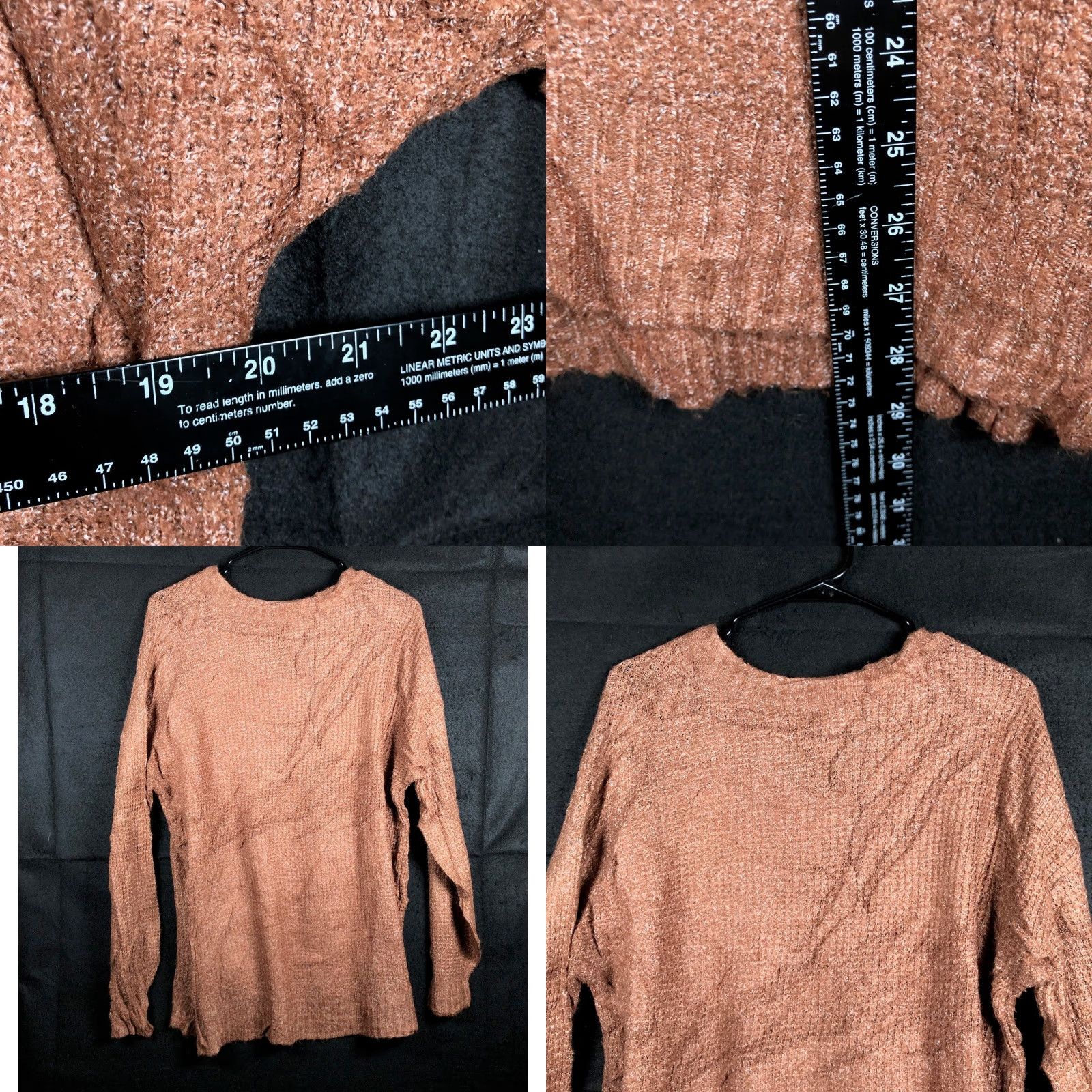 American Eagle Outfitters American Eagle Outfitters Womens Sweater Brown V Neck Pullover XS Knit Pullover Casual Workwear Winter Fall" Size XS / US 0-2 / IT 36-38 - 8 Thumbnail