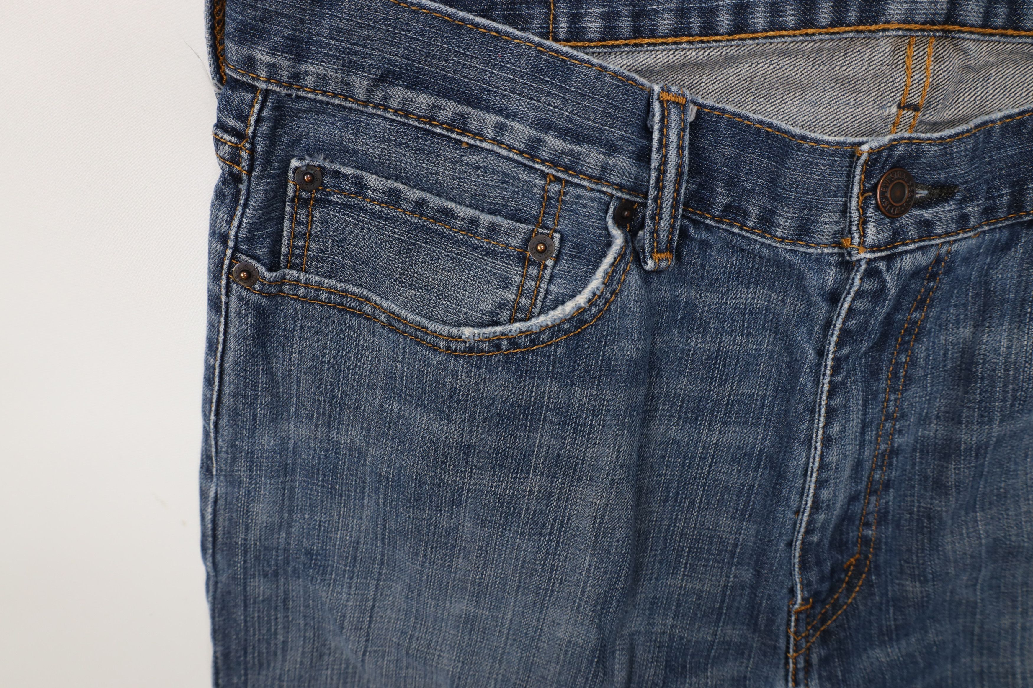 Levi's Vintage Y2K Levis 569 Loose Fit Straight Wide Leg Jeans Blue Size US 36 / EU 52 - 6 Thumbnail