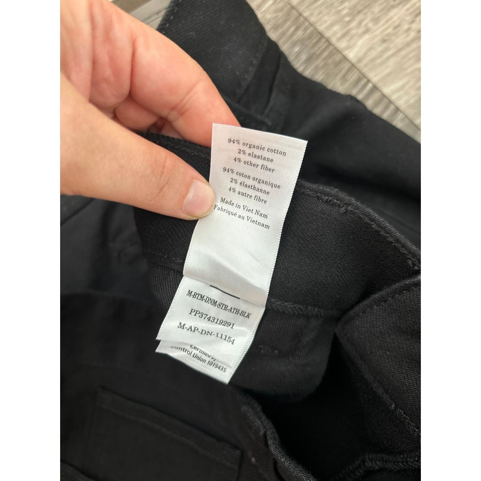 Everlane NWT Everlane The Athletic Stretch Organic Jean Black 38x32 Size 38" / US 16 / IT 52 - 6 Thumbnail