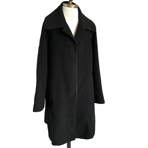 Cinzia Rocca Cinzia Rocca Collared Alpaca Wool Mid-Length Coat - L/XL Size XL / US 12-14 / IT 48-50 - 2 Thumbnail