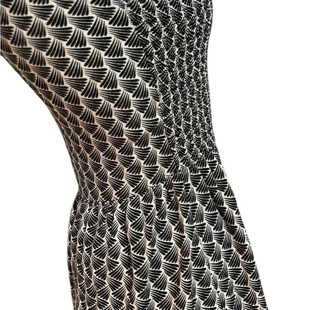 H&M Elegant Black and White Patterned Dress Size M / US 6-8 / IT 42-44 - 3 Thumbnail