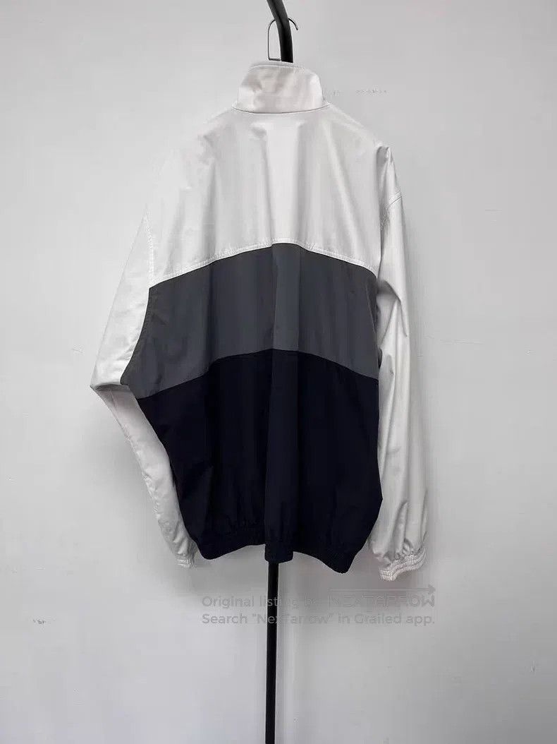 Balenciaga Balenciaga Color Block High Neck Long Sleeve Jacket Coat Size US M / EU 48-50 / 2 - 2 Thumbnail