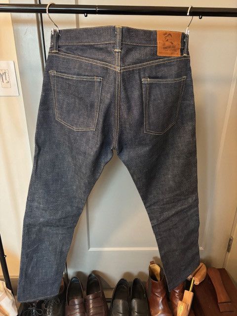 Momotaro Jeans Momotaro Jeans - Raw Selvedge Indigo Demin Size US 33 - 5 Thumbnail