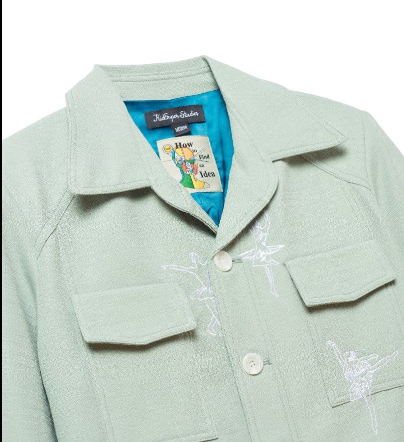 KidSuper Ballerinas Western Suit Top [Mint] Size 40R - 2 Thumbnail