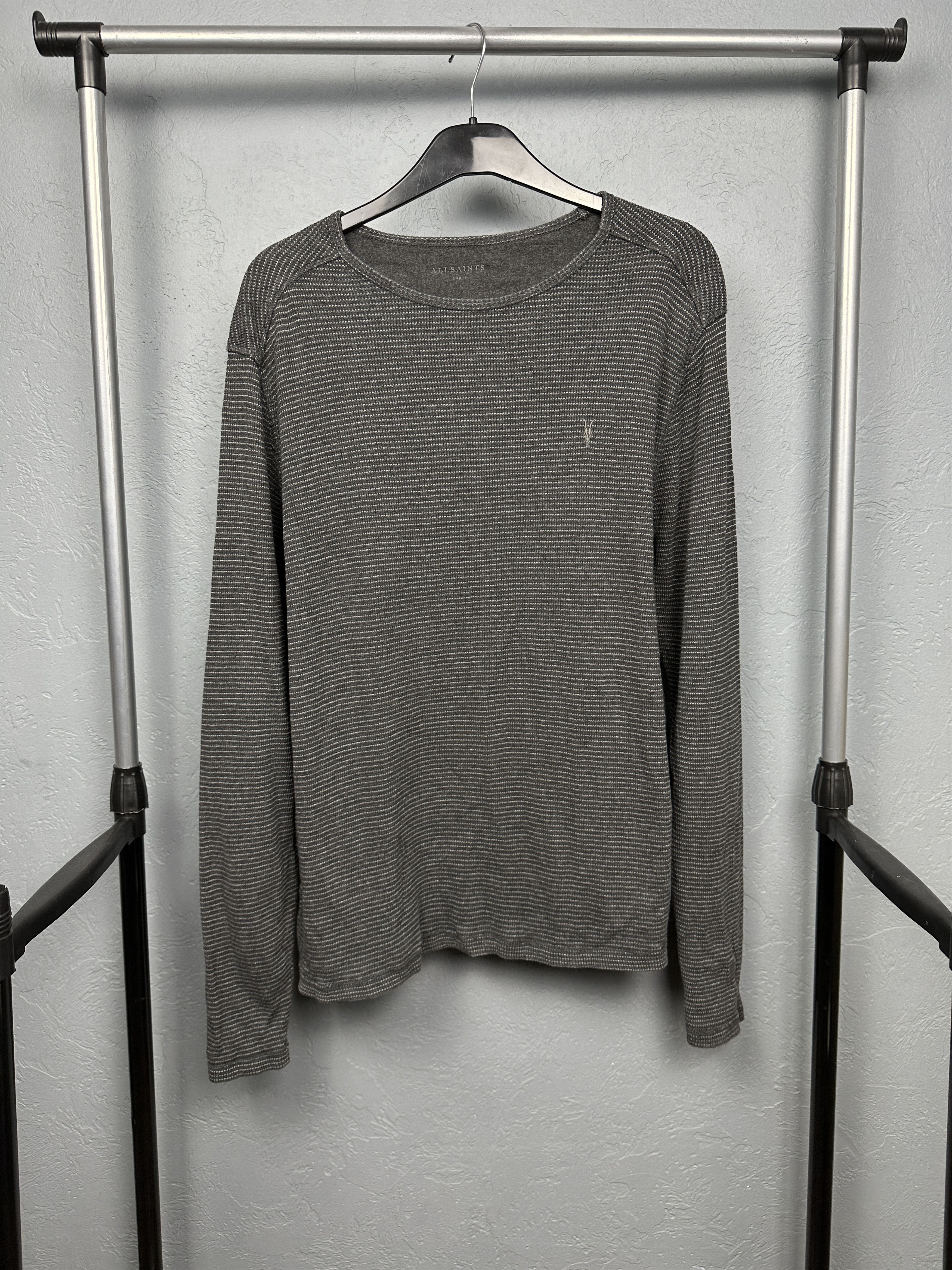 Allsaints Allsaints Mens Naviad Crew Neck Sweater Size US L / EU 52-54 / 3 - 1 Thumbnail