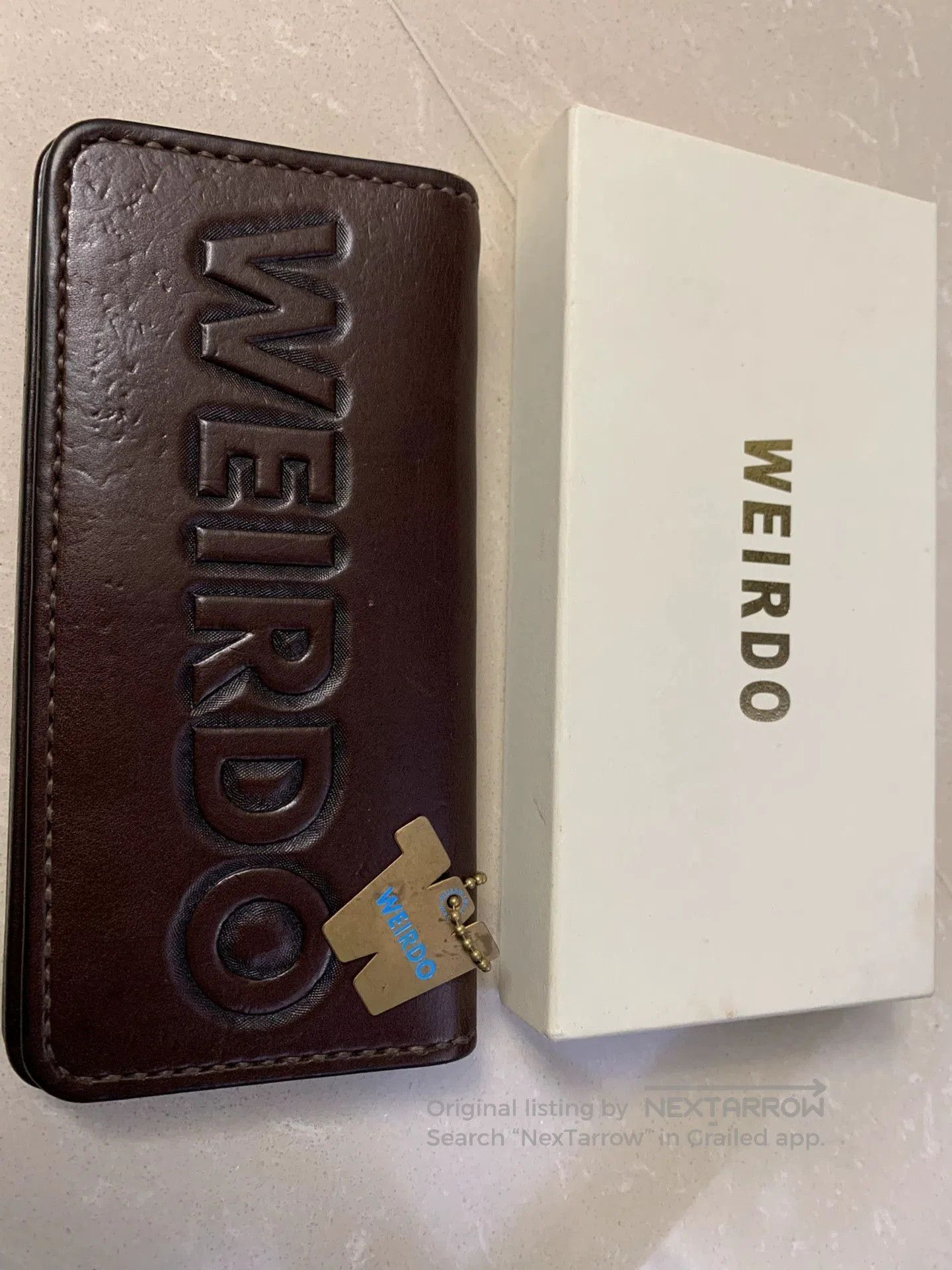 Japanese Brand Weirdo Long Wallet in Brown Leather. Size ONE SIZE - 1 Thumbnail