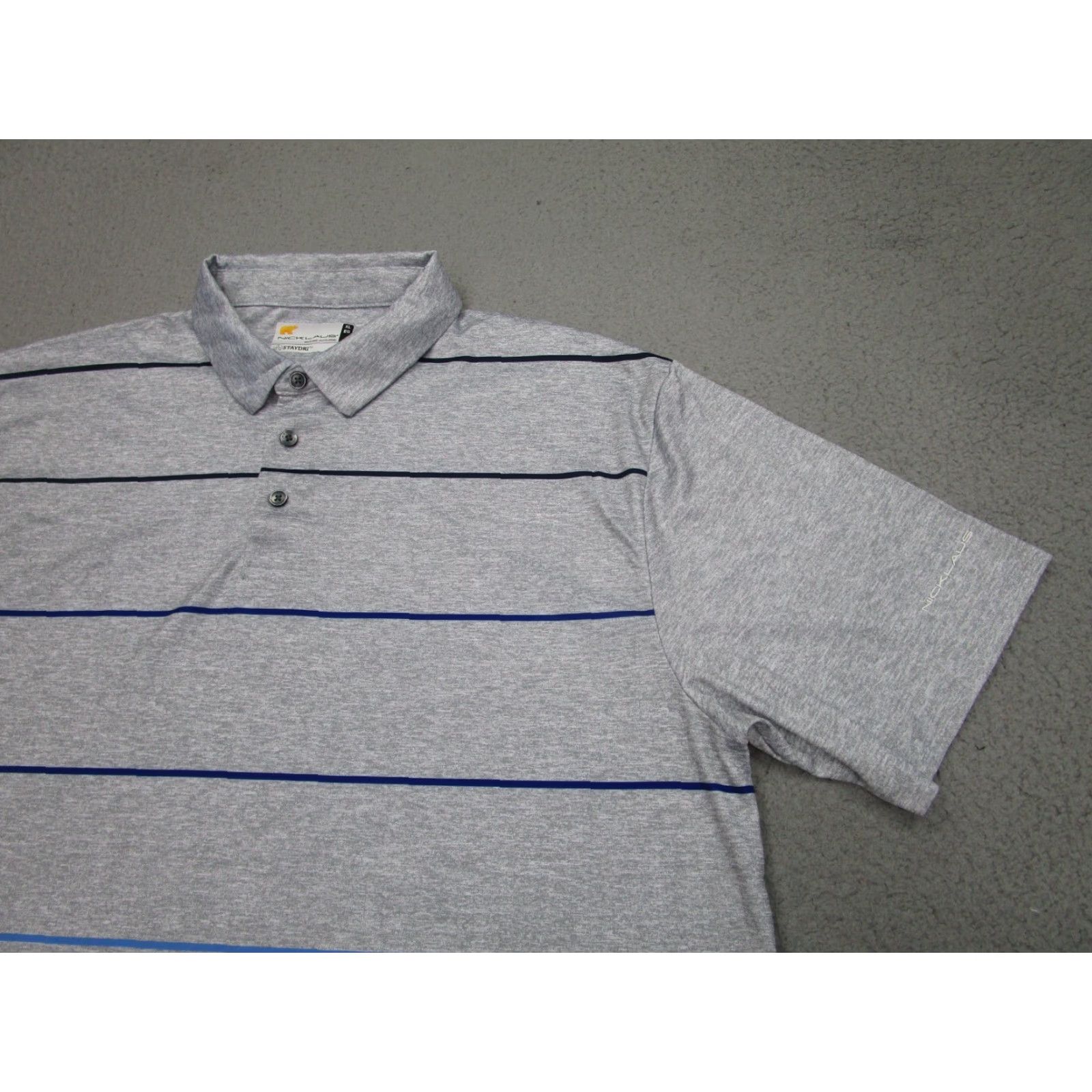 Vintage Jack Nicklaus Polo Shirt Mens XL Gray Performance Golf Adult Staydri Tenniscore Size US XL / EU 56 / 4 - 2 Thumbnail