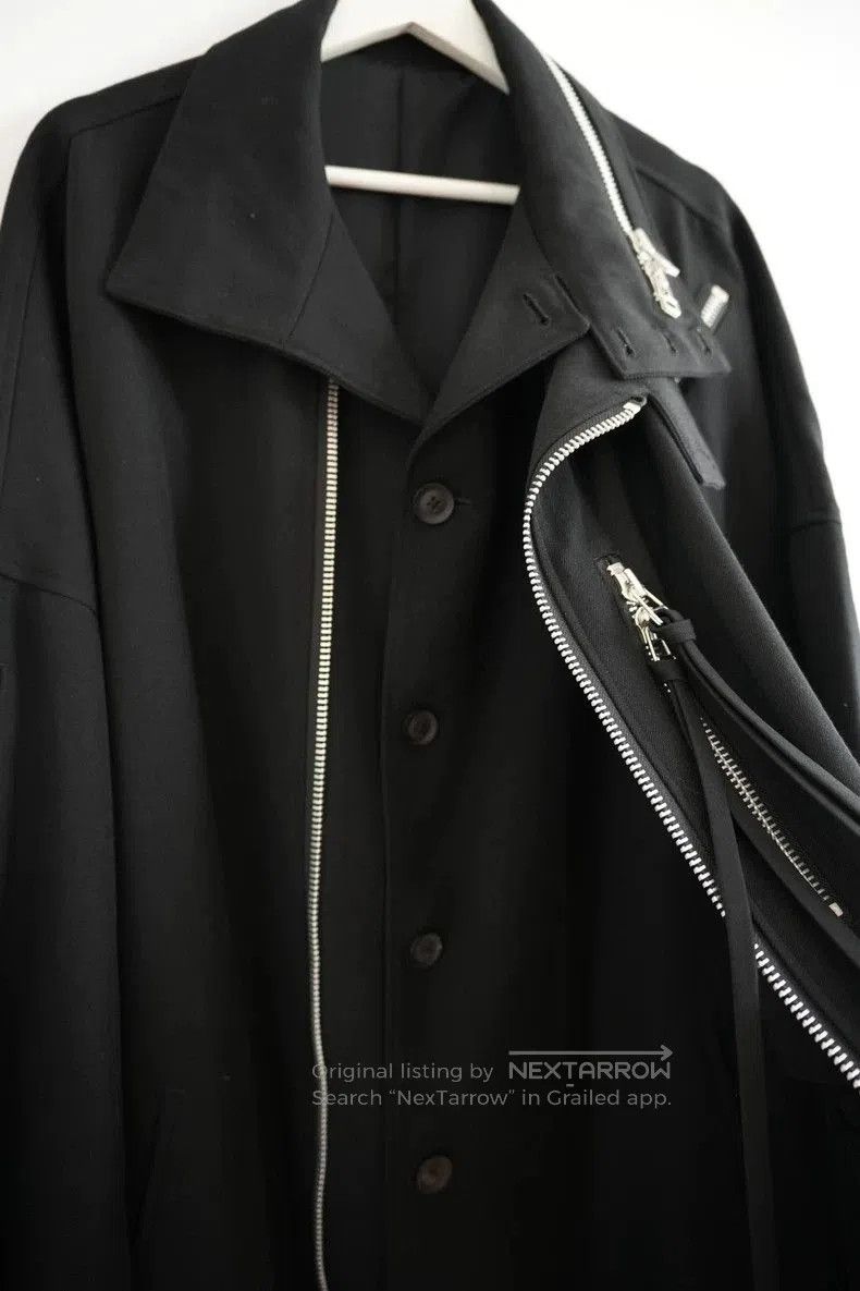 Yohji Yamamoto Yohji Yamamoto 20AW Chain Zip Coat. Size US S / EU 44-46 / 1 - 3 Thumbnail