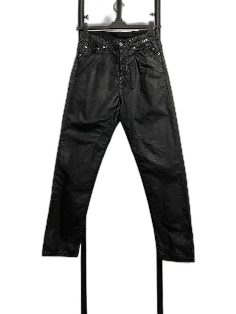 Rick Owens rick owens waxed long pants Size US 32 / EU 48 - 1 Thumbnail