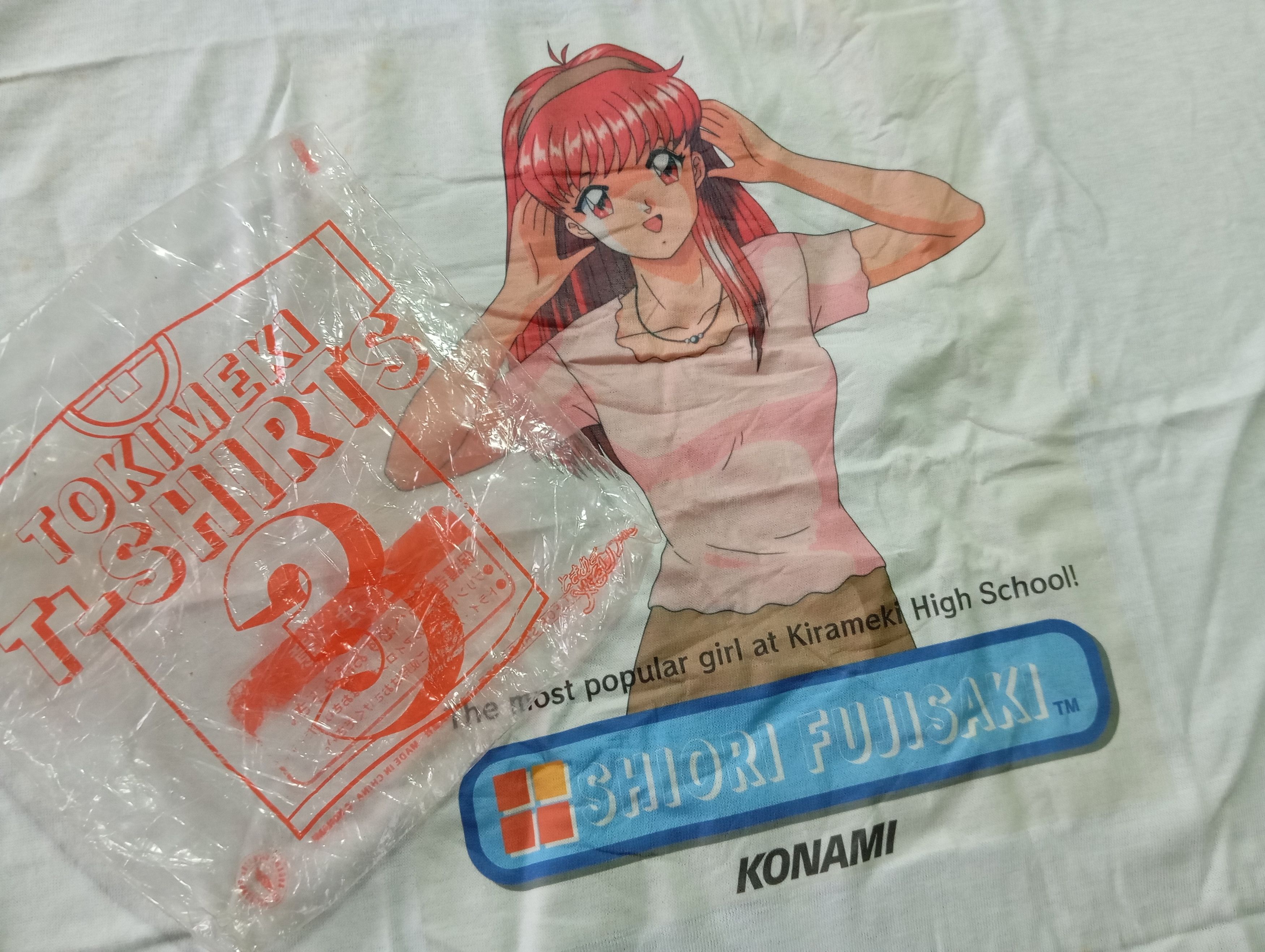 Vintage NOS VTG Tokimeki Memorial tshirt anime 💕🎮 Size US M / EU 48-50 / 2 - 1 Thumbnail