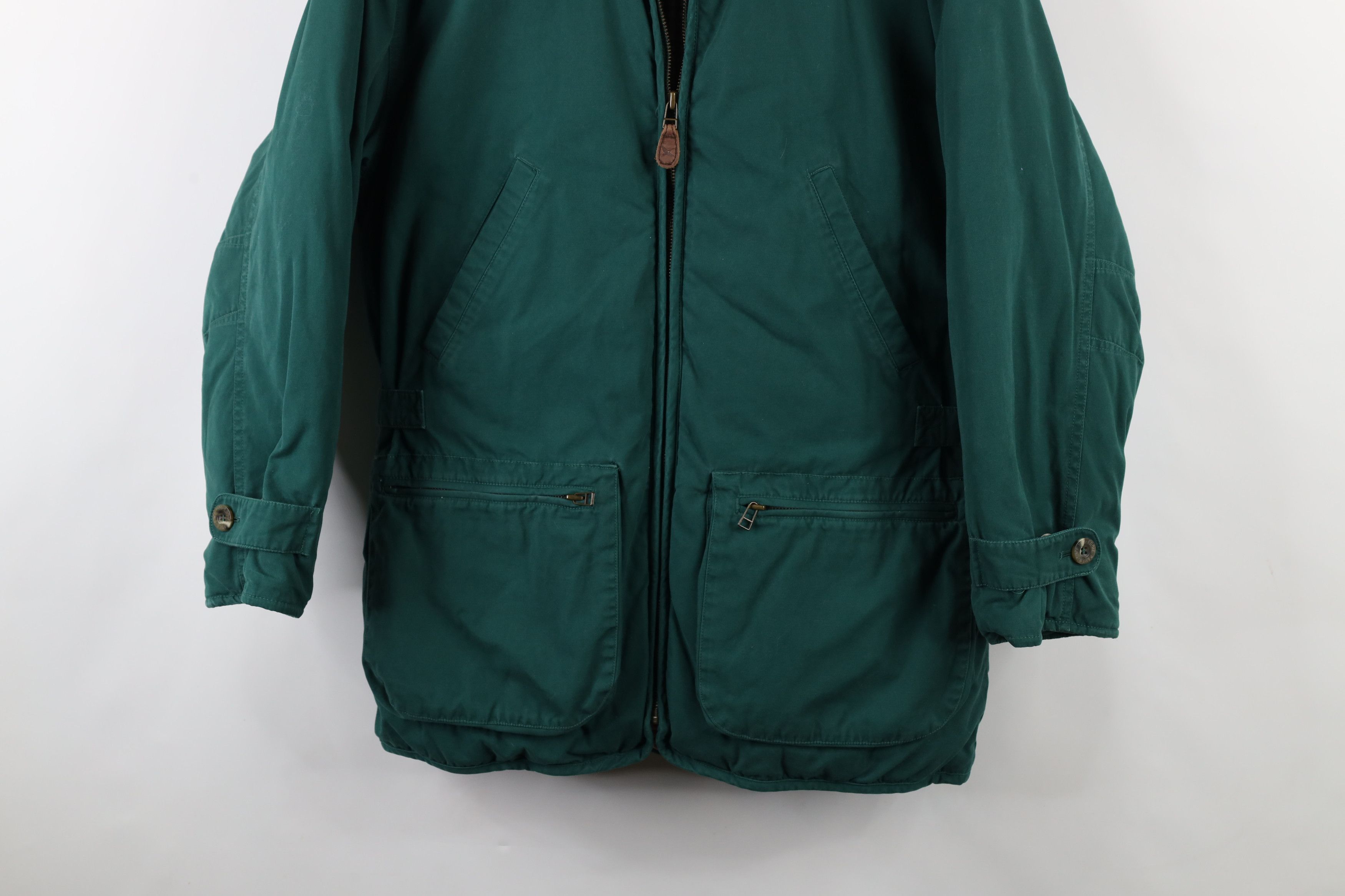 Eddie Bauer × Vintage Vintage 90s Eddie Bauer Lined Goose Down Chore Barn Jacket Size S / US 4 / IT 40 - 3 Thumbnail