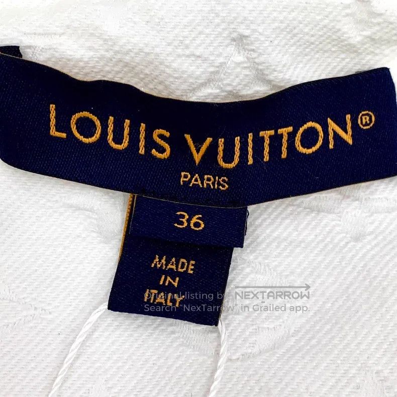 Louis Vuitton Louis Vuitton 23 white logo cotton zippered long-sleeved d Size XS / US 0-2 / IT 36-38 - 7 Thumbnail