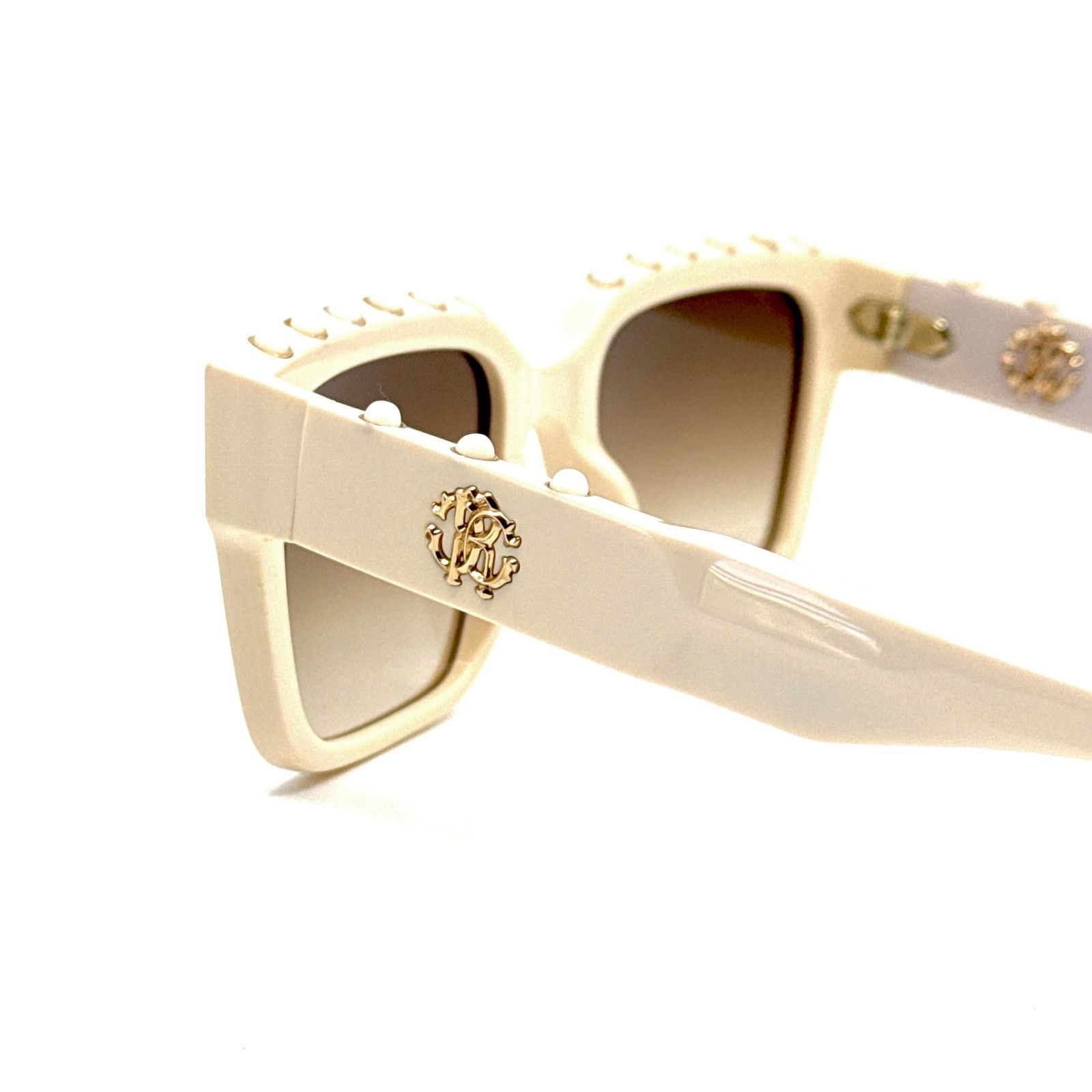 Roberto Cavalli New, ROBERTO CAVALLI Sunglasses SRC040S Col.09X7 Authentic Size ONE SIZE - 7 Thumbnail