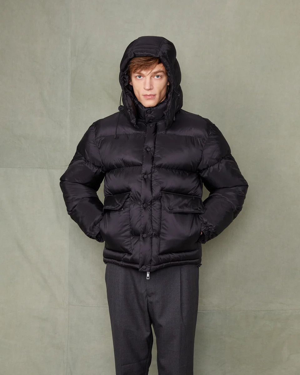 Officine Generale Black Down Puffer Jacket Size US M / EU 48-50 / 2 - 3 Thumbnail