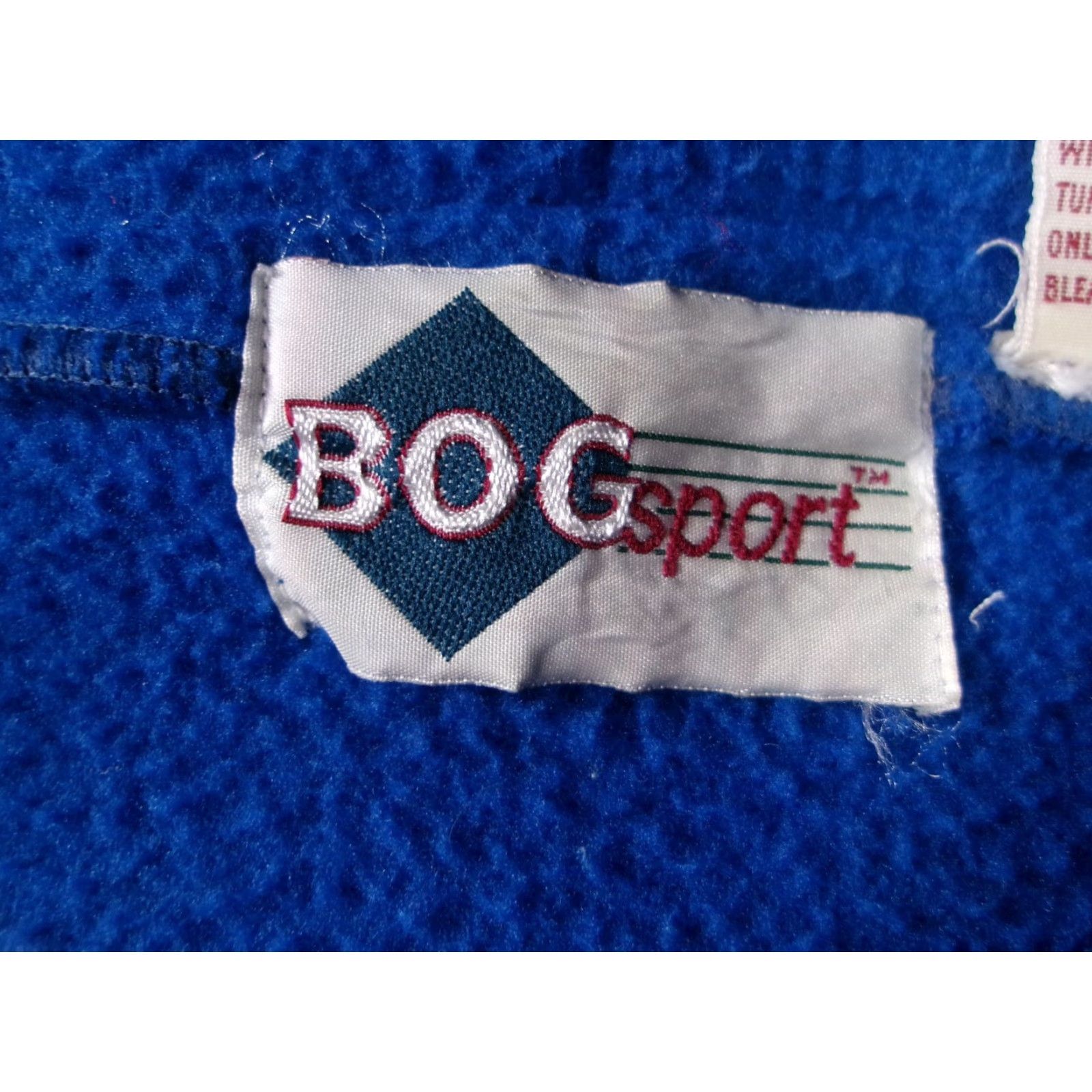 Vintage BOGsport Fleece Pullover Mens XL Blue 1/4 Zip Quarter Zip Outdoor Warm Cozy pullover sweater Regular Long Sleeve solid casual Size US XL / EU 56 / 4 - 6 Thumbnail