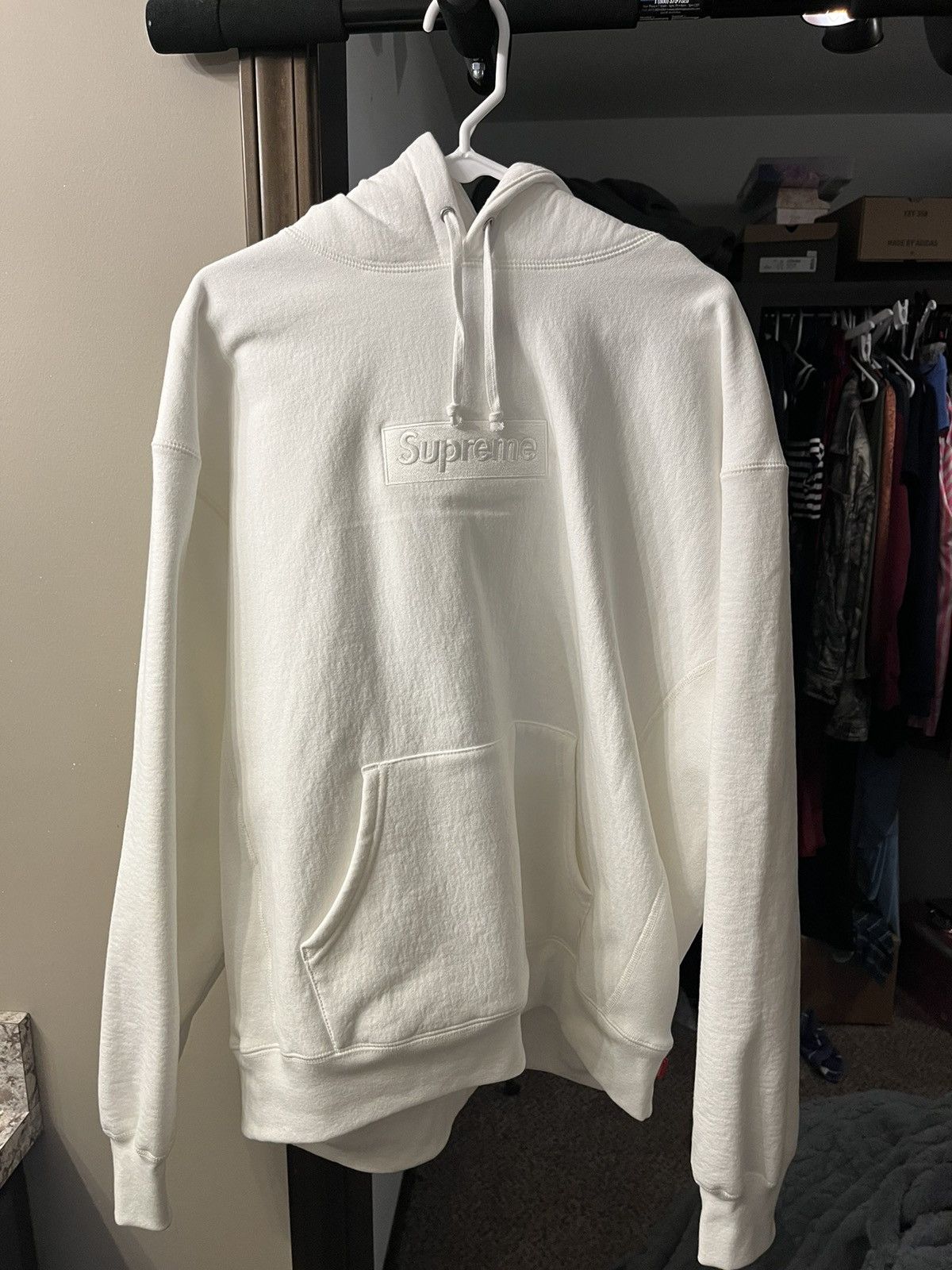 image of Supreme White Box Logo F/w 23, Men's (Size XL)