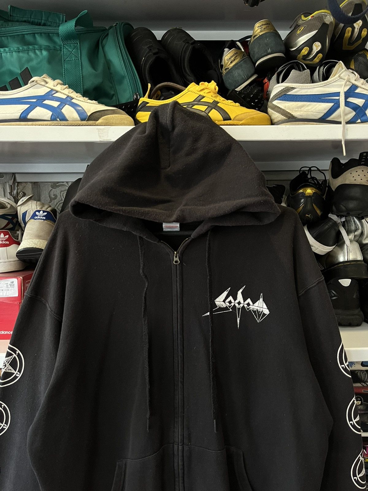 Band Tees Vintage 90s Sadom In The Sign Of Evil hoodie Y2K Size US XL / EU 56 / 4 - 3 Thumbnail