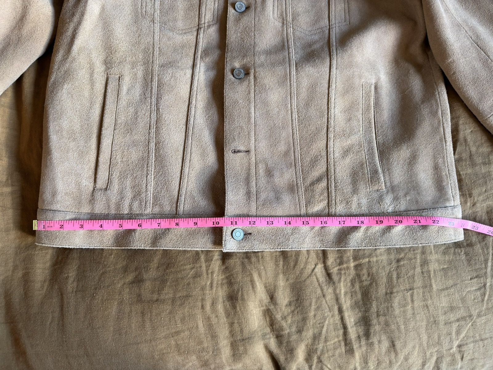 Lucky Brand Brand New Suade jacket Size US XXL / EU 58 / 5 - 4 Thumbnail
