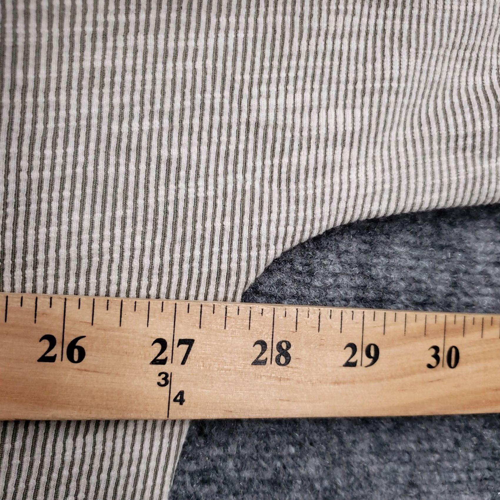 DONNI. Donni Cardigan Womens One Size Gray Osfa Knit Long Sleeve Ribbed Pockets Stretch Size ONE SIZE - 6 Thumbnail