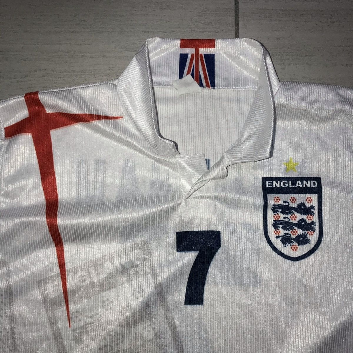 David Beckham Vintage David Beckham England 7 Jersey Size US S / EU 44-46 / 1 - 3 Thumbnail