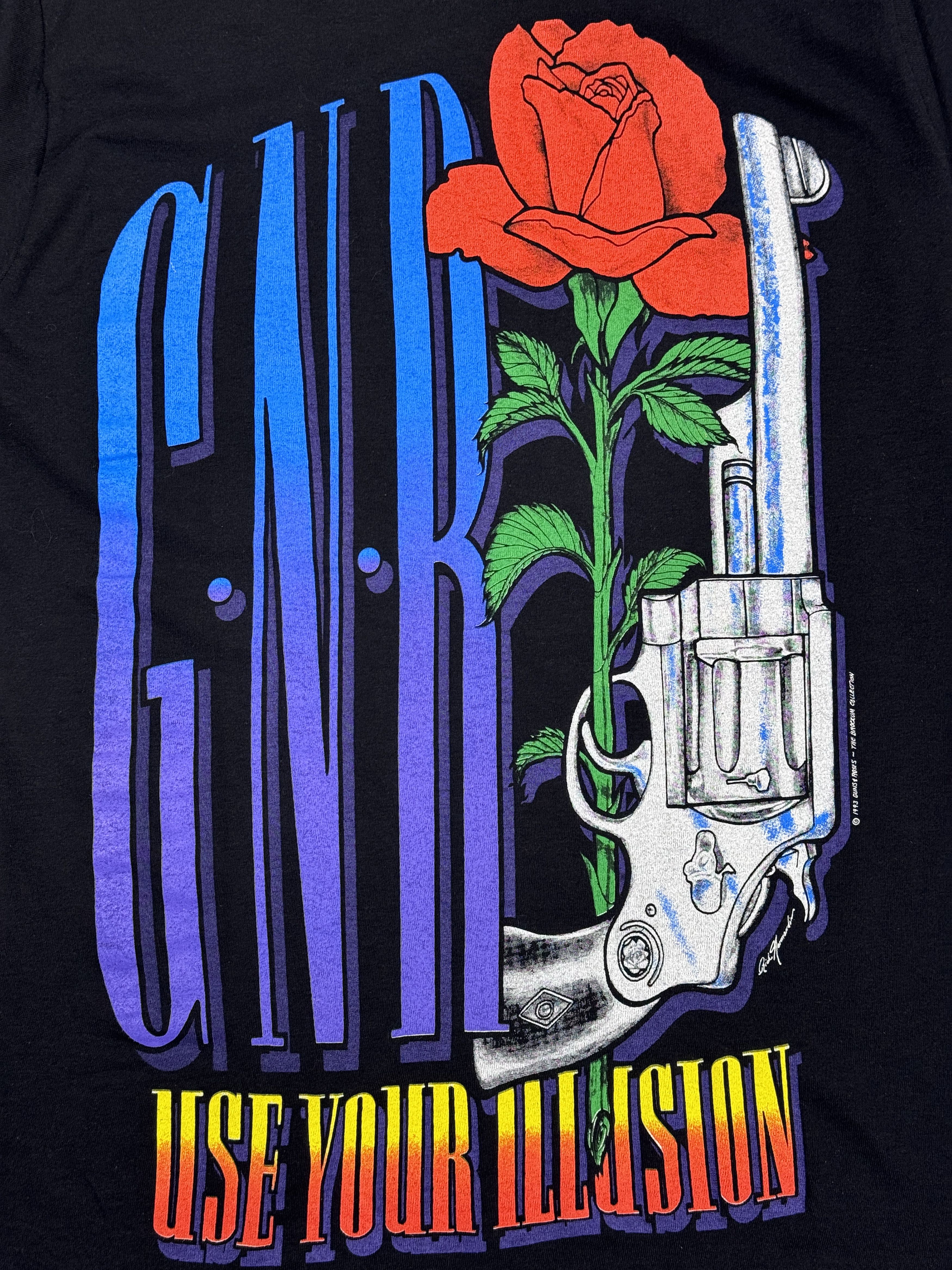 Guns N' Roses Vintage Guns N Roses T-Shirt Use Your Illusion 91/92/93 Size US M / EU 48-50 / 2 - 4 Thumbnail