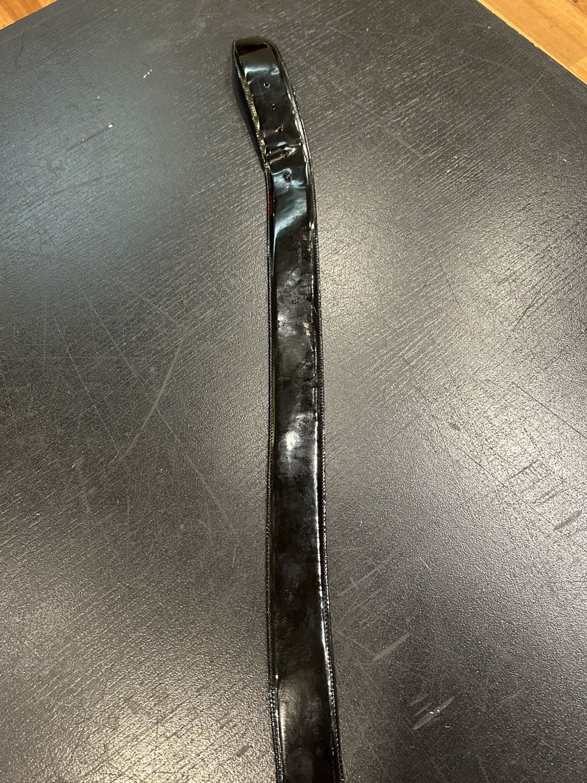 Bally Bally BB Belt Patent Leather - Black Size 44 - 4 Thumbnail