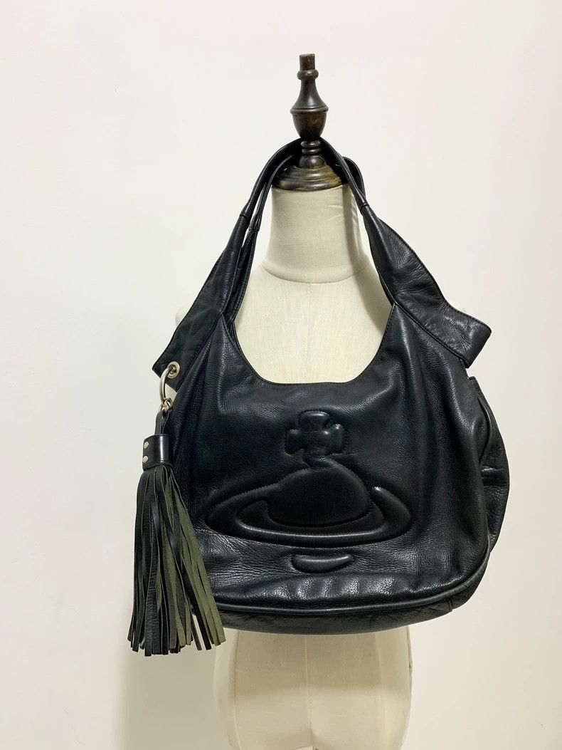 Vivienne Westwood Vivienne Westwood size os Black leather black Saturn tassel Size ONE SIZE - 1 Thumbnail