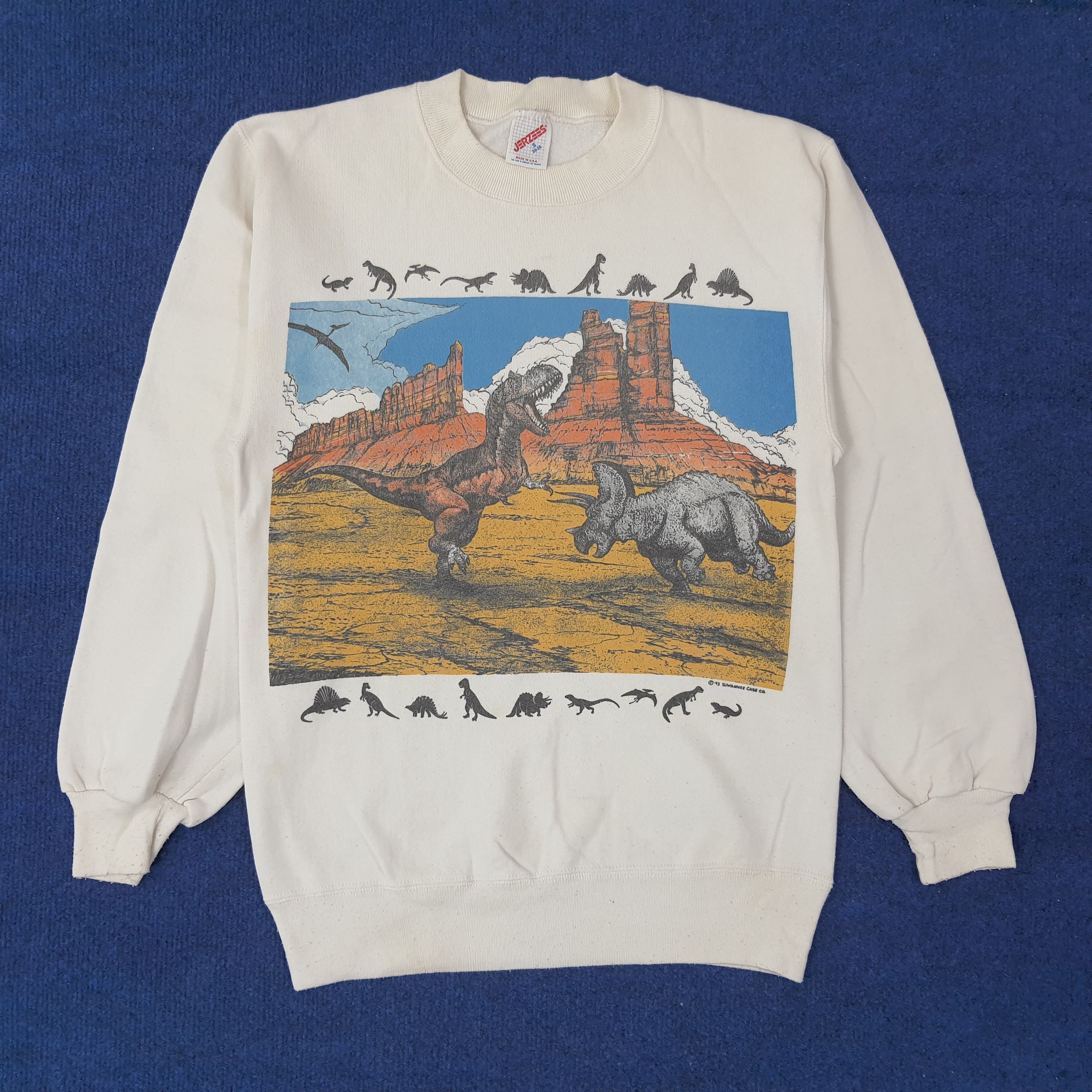 Jerzees Vintage 90s Suwannee case CQ Art Sweatshirt C262N1 Size US XS / EU 42 / 0 - 1 Thumbnail