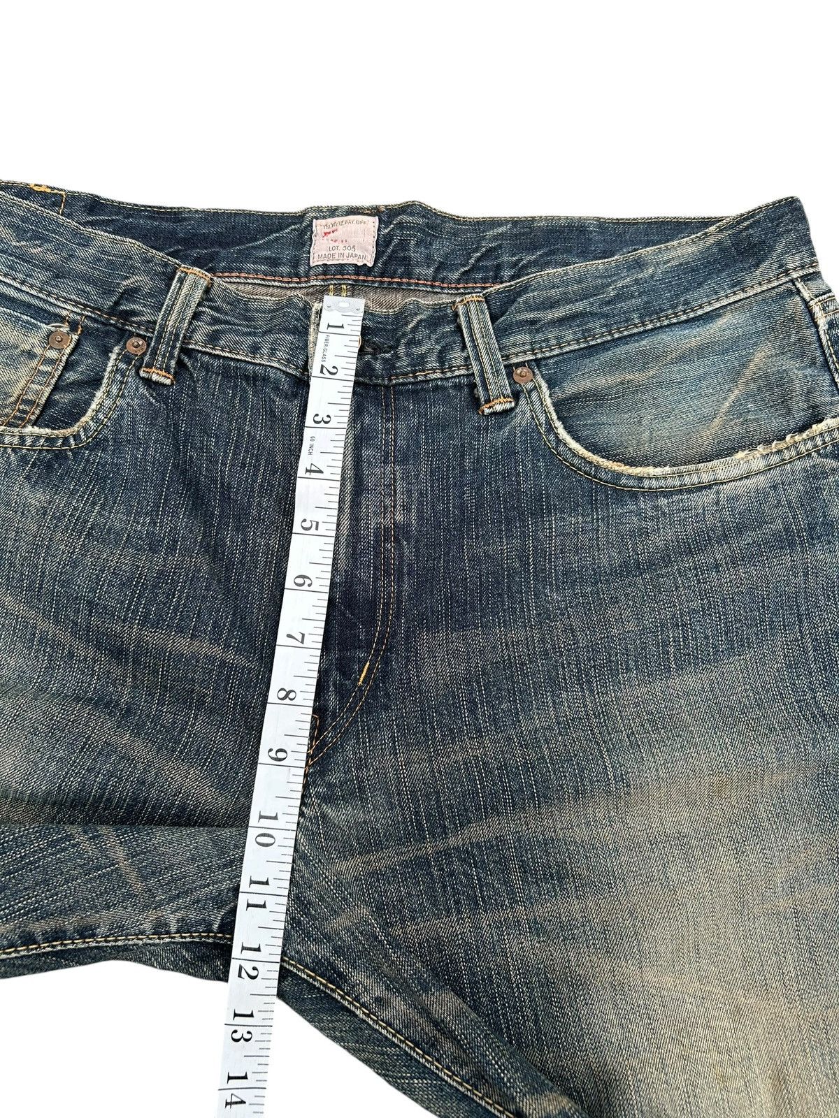 Kapital Vintage Edwin 505ZX Selvedge Distressed Denim Jeans Size US 38 / EU 54 - 20 Thumbnail