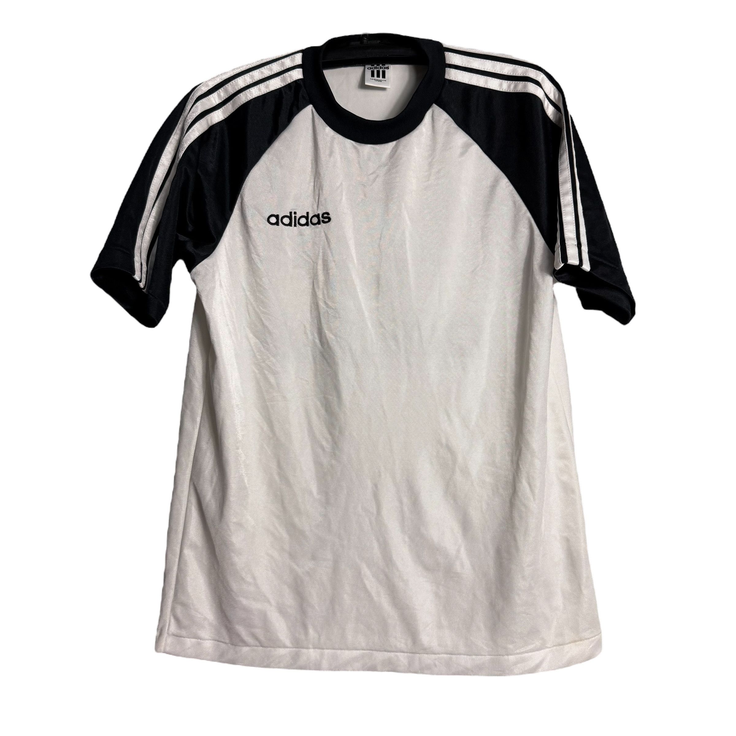 Adidas 🔥RARE🔥Vintage Adidas Trefoil Big Logo T-shirt Single Stich Size US L / EU 52-54 / 3 - 2 Thumbnail