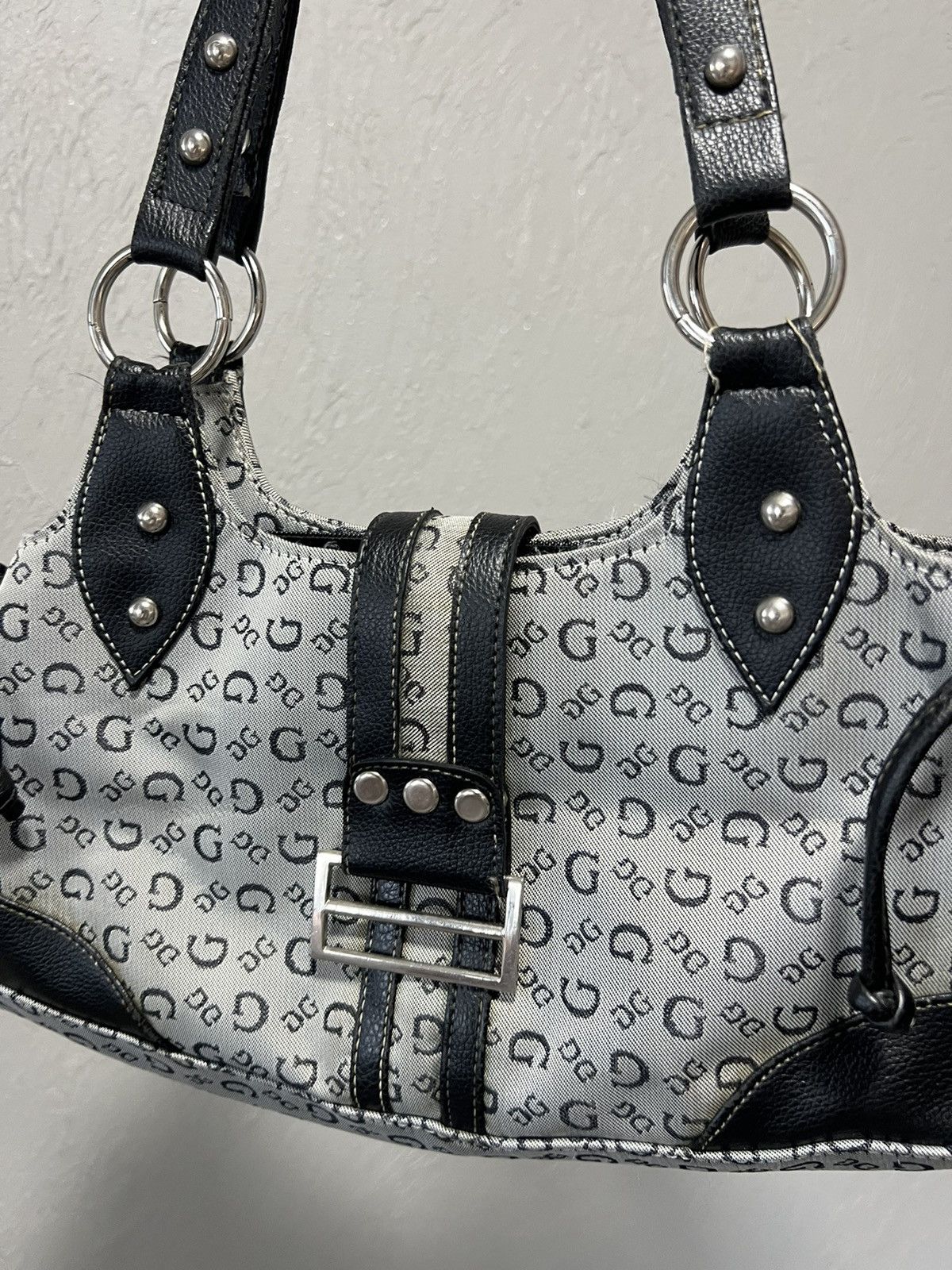 Guess Vintage Guess Y2k Bag Monogram Avantgarde Size ONE SIZE - 12 Thumbnail