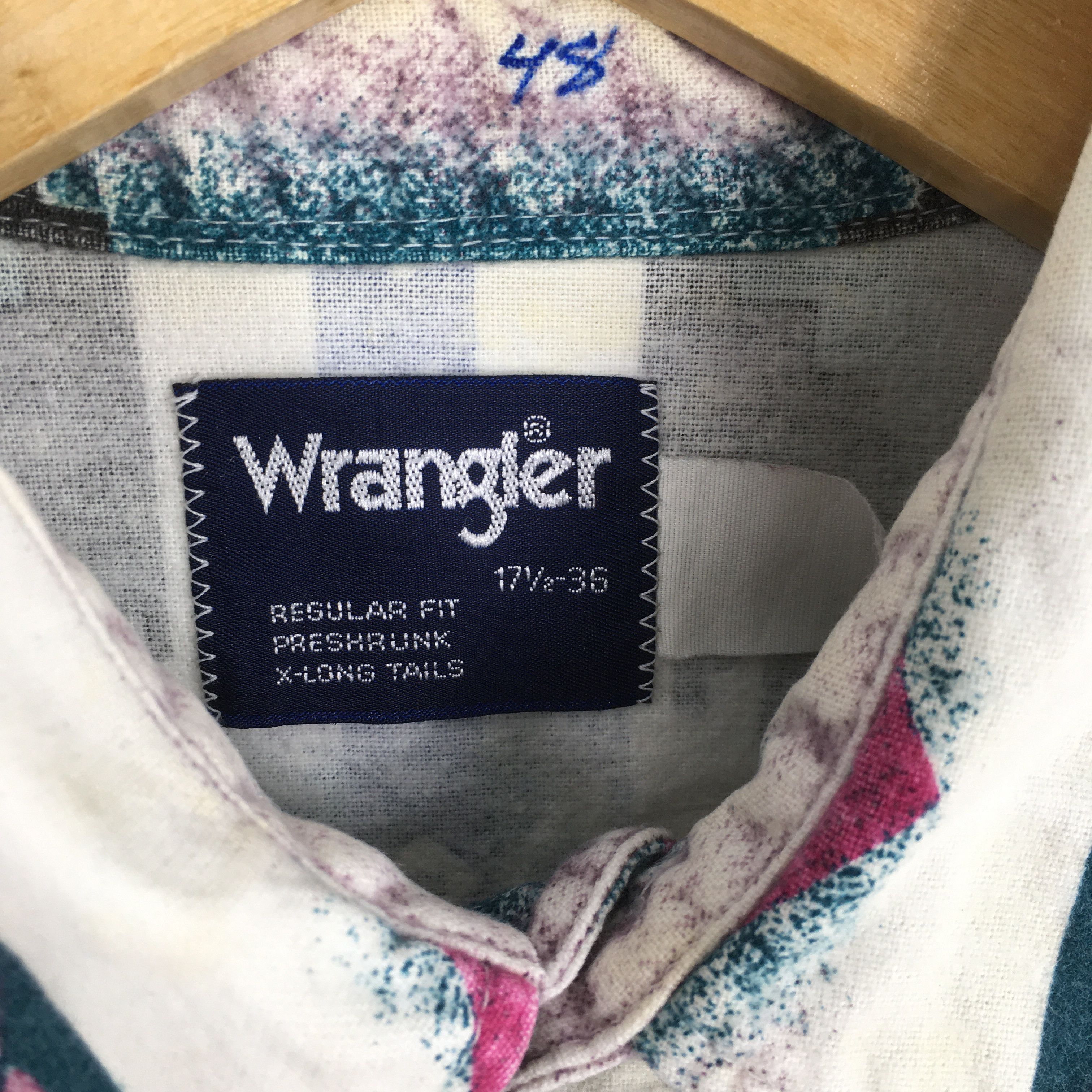 Wrangler Vintage 80s Wrangler Aztec Navajo Brushpopper Shirt Small Size US S / EU 44-46 / 1 - 5 Thumbnail