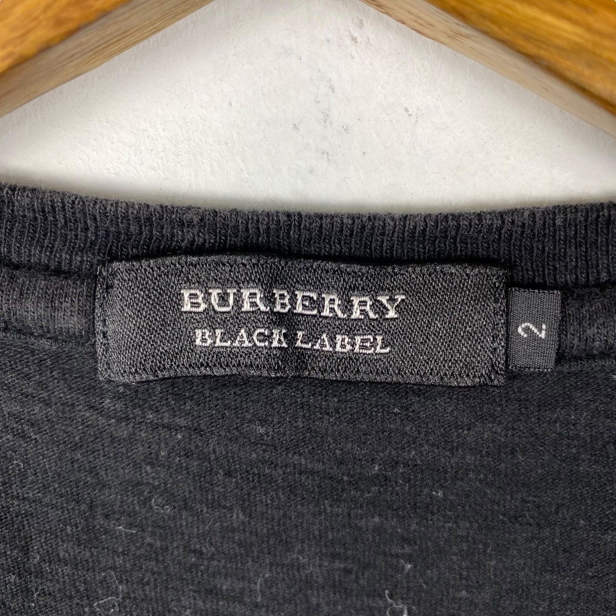 Burberry Vintage BURBERRY Black Label Checked Design Longsleeve Tee Size M / US 6-8 / IT 42-44 - 5 Thumbnail