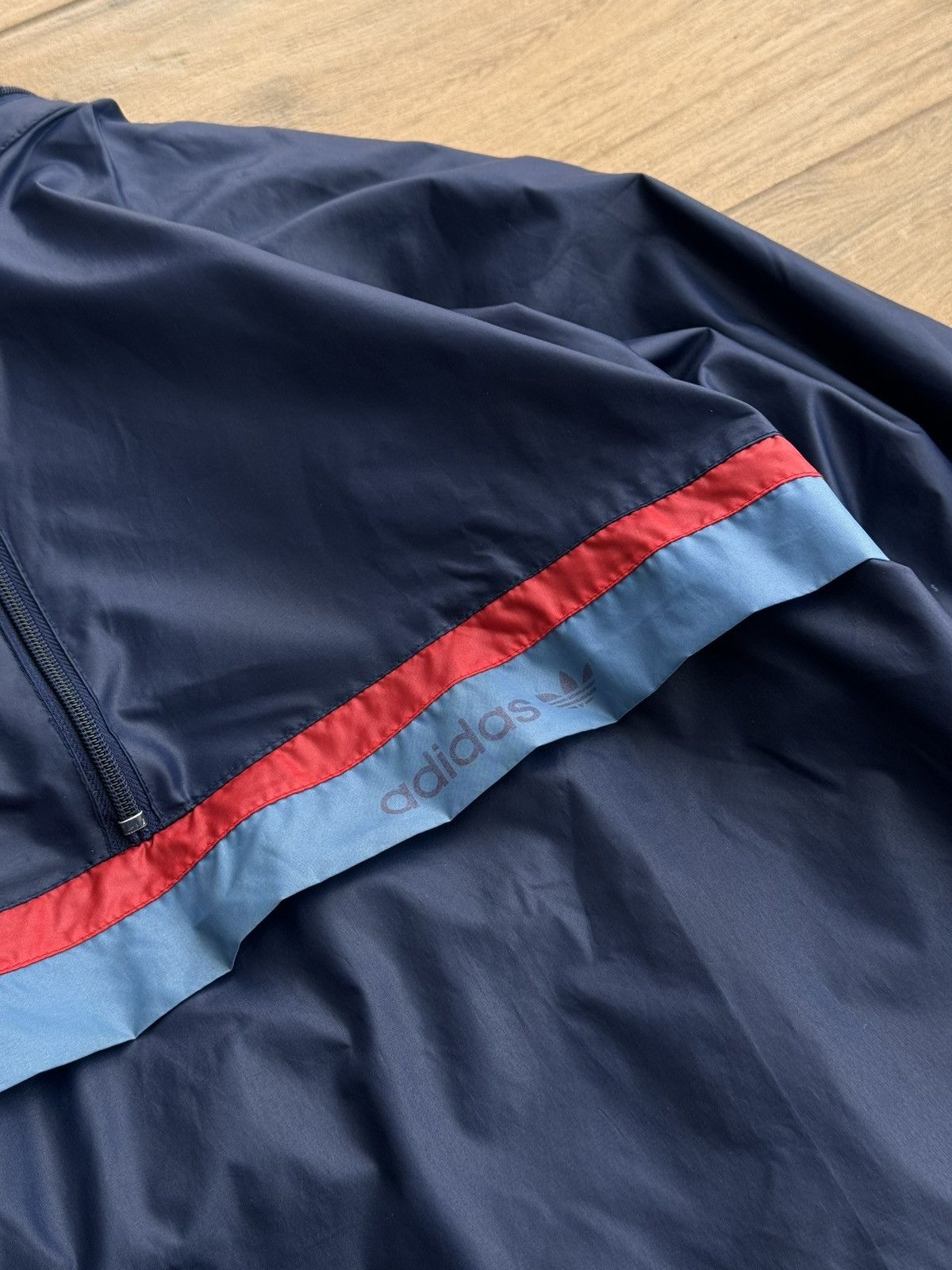 Adidas Vintage Adidas Made in West Germany 80’s Nylon Rain Coat Size US L / EU 52-54 / 3 - 6 Thumbnail