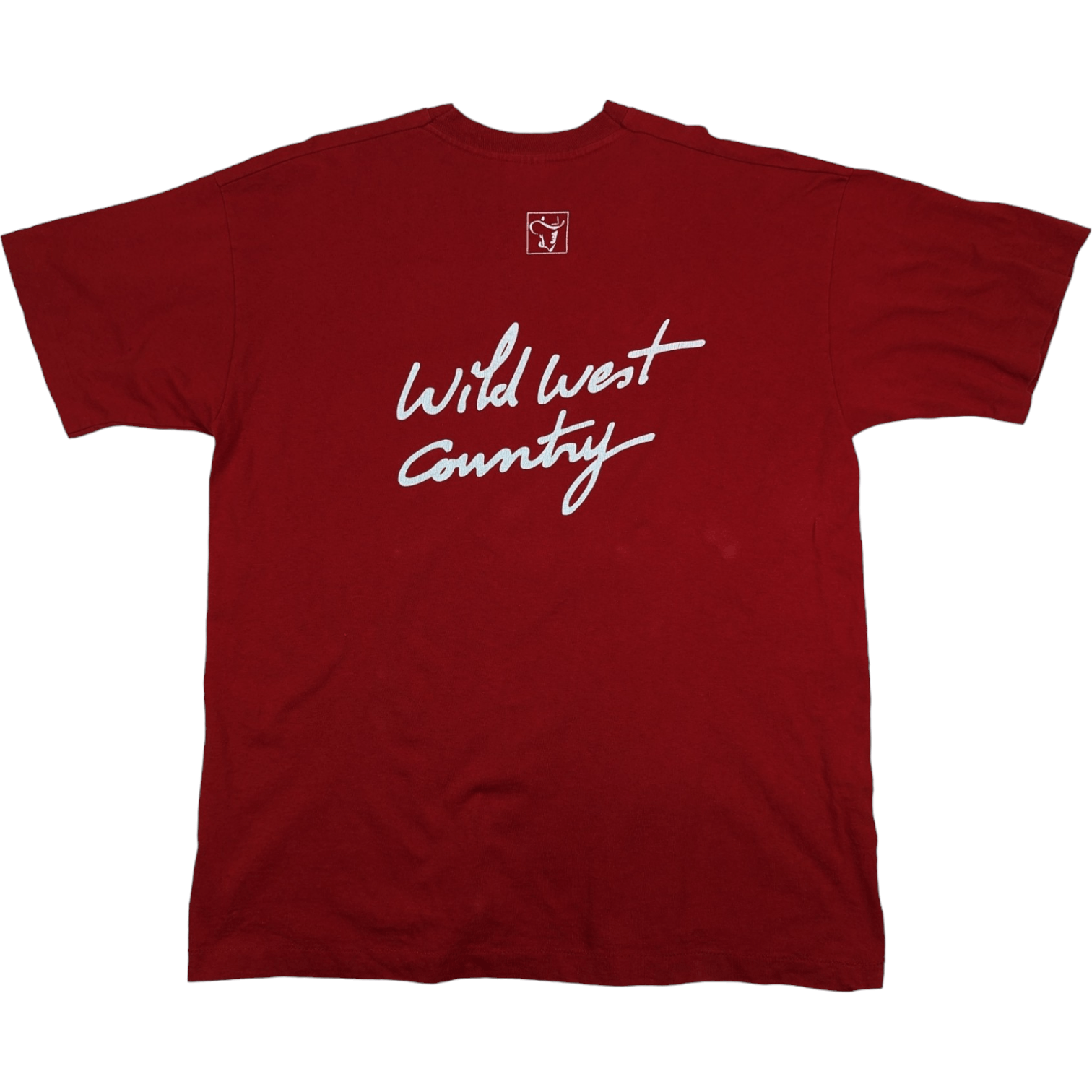 Cowboy Equipment Vintage 90' s WILD WEST Country Cowboy Country T-Shirt Size US XL / EU 56 / 4 - 6 Thumbnail