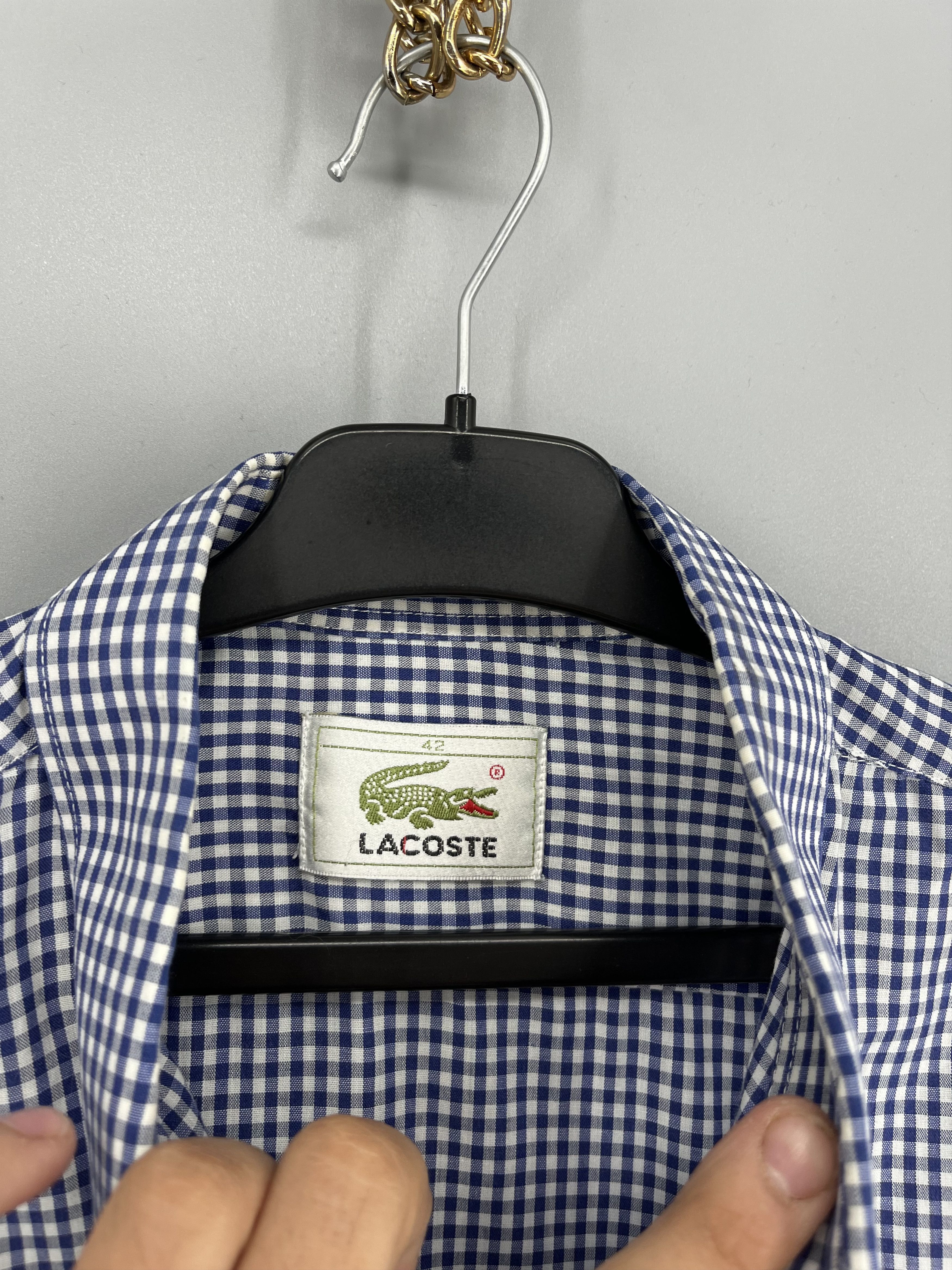 Lacoste Lacoste vintage luxury streetwear shirt Size US L / EU 52-54 / 3 - 7 Thumbnail