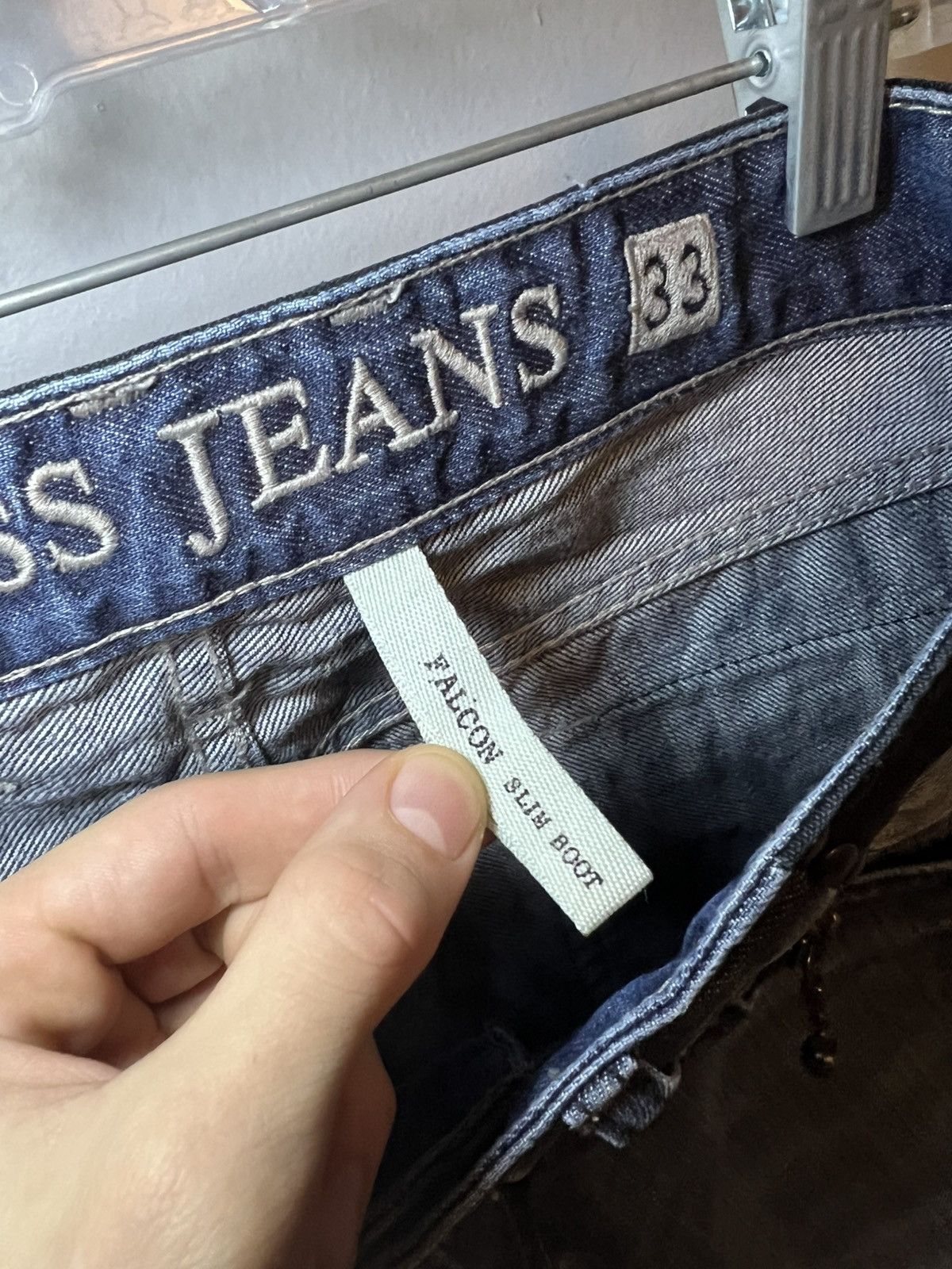 Guess Vintage Guess USA Falcon bootcut studded pocket hybrid jeans Size US 33 - 12 Thumbnail