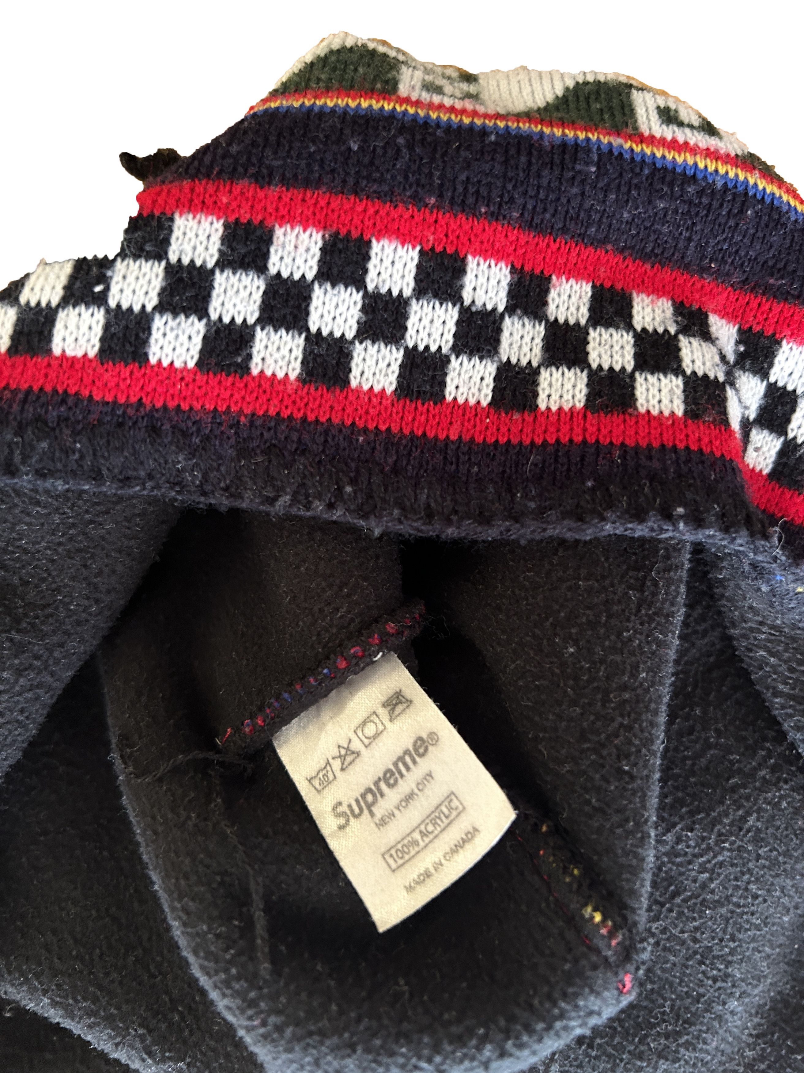 Supreme supreme earflap peruvian chullo hat pom pom Size ONE SIZE - 4 Thumbnail
