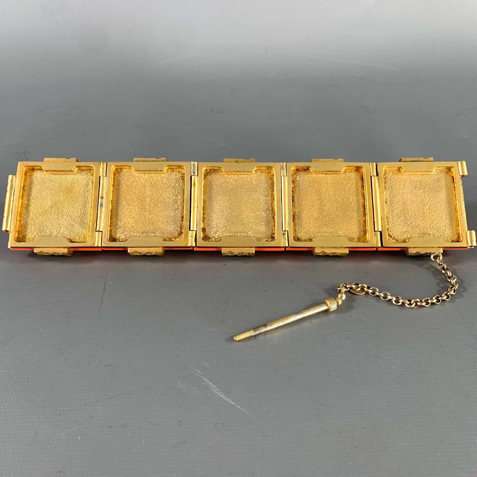 Marc Jacobs MARC JACOBS Orange Gold Sterling Bracelet Size ONE SIZE - 2 Thumbnail