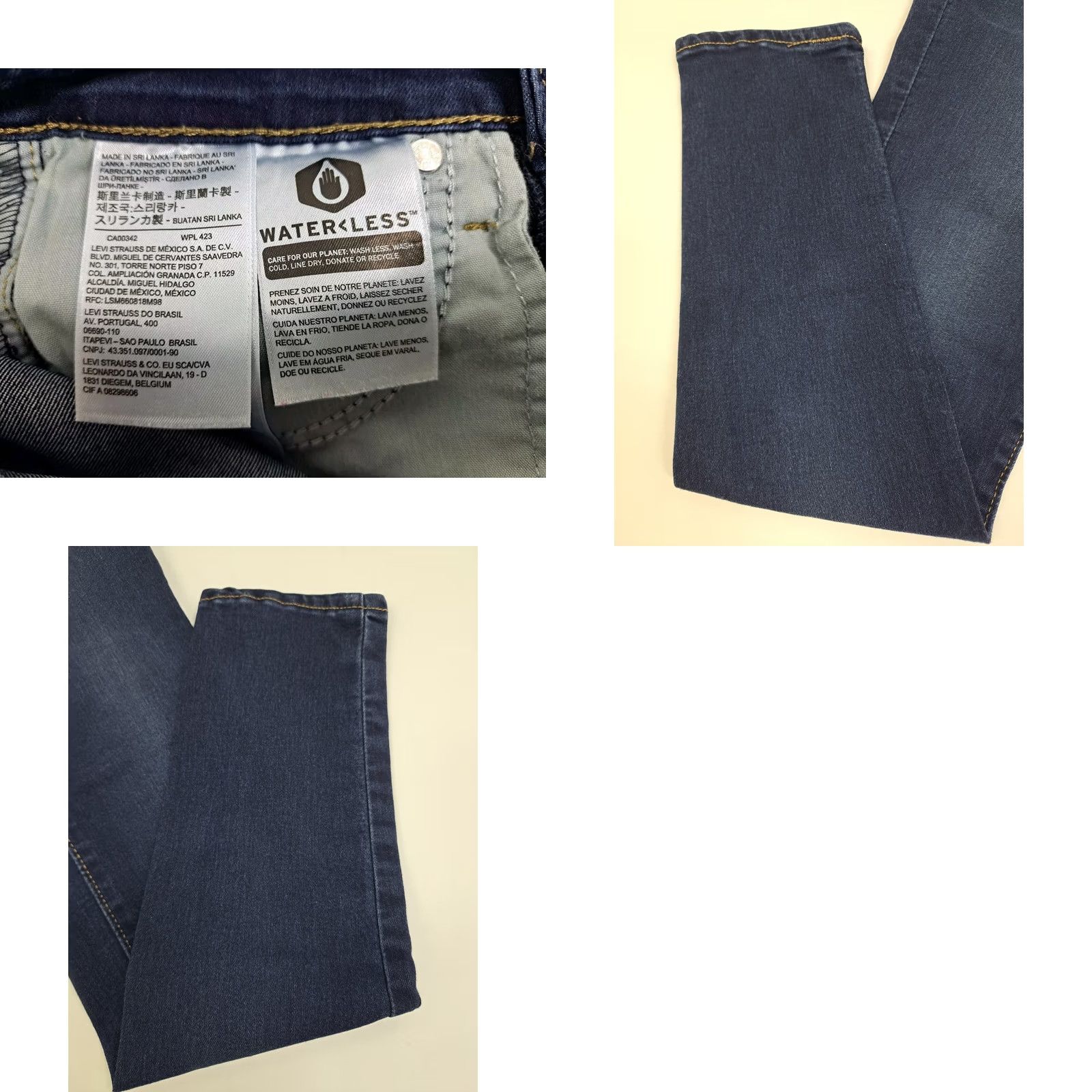 Levi's Levi's 711 Skinny Jeans - Denim Slim Jeans - Medium Wash - 26 x 28 - 5-Pocket - Button_Zip Closure - Levi's Logo - Women's Fashion Size 26" / US 2 / IT 38 - 8 Thumbnail