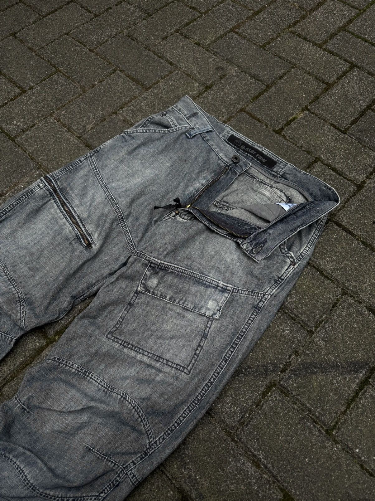 G-Star Vintage G-Star Raw Elwood Avantgarde Jeans Denim Y2K W29L32 Size US 29 - 5 Thumbnail
