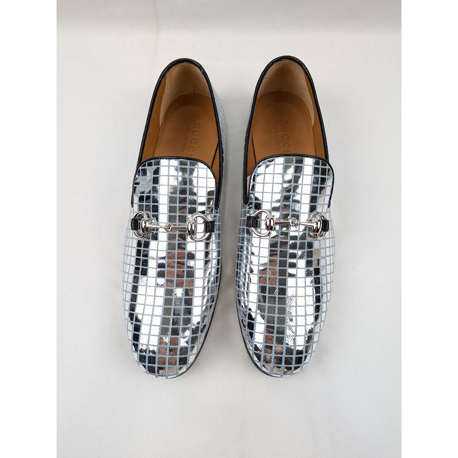 Gucci o1rshd1 Crispy Loafers in Silver Size US 9 / EU 42 - 15 Thumbnail