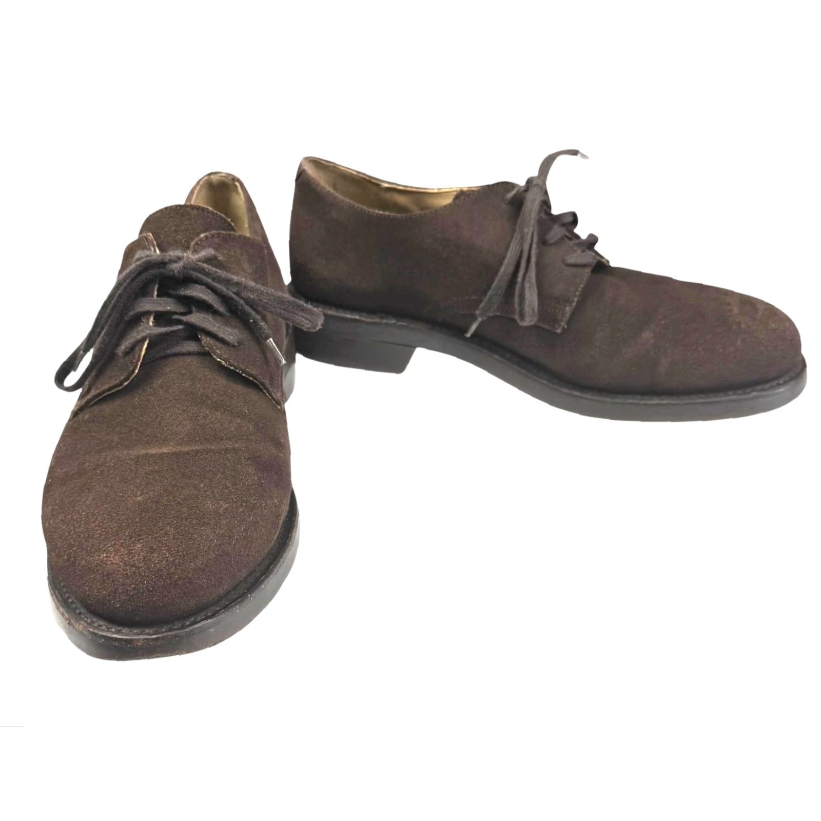 Ralph Lauren Ralph Lauren Polo Lace Up Oxford Shoes Brown Leather Suede Leather Men's Size 10 D Width Casual Vintage No 10 Size US M / EU 48-50 / 2 - 2 Thumbnail