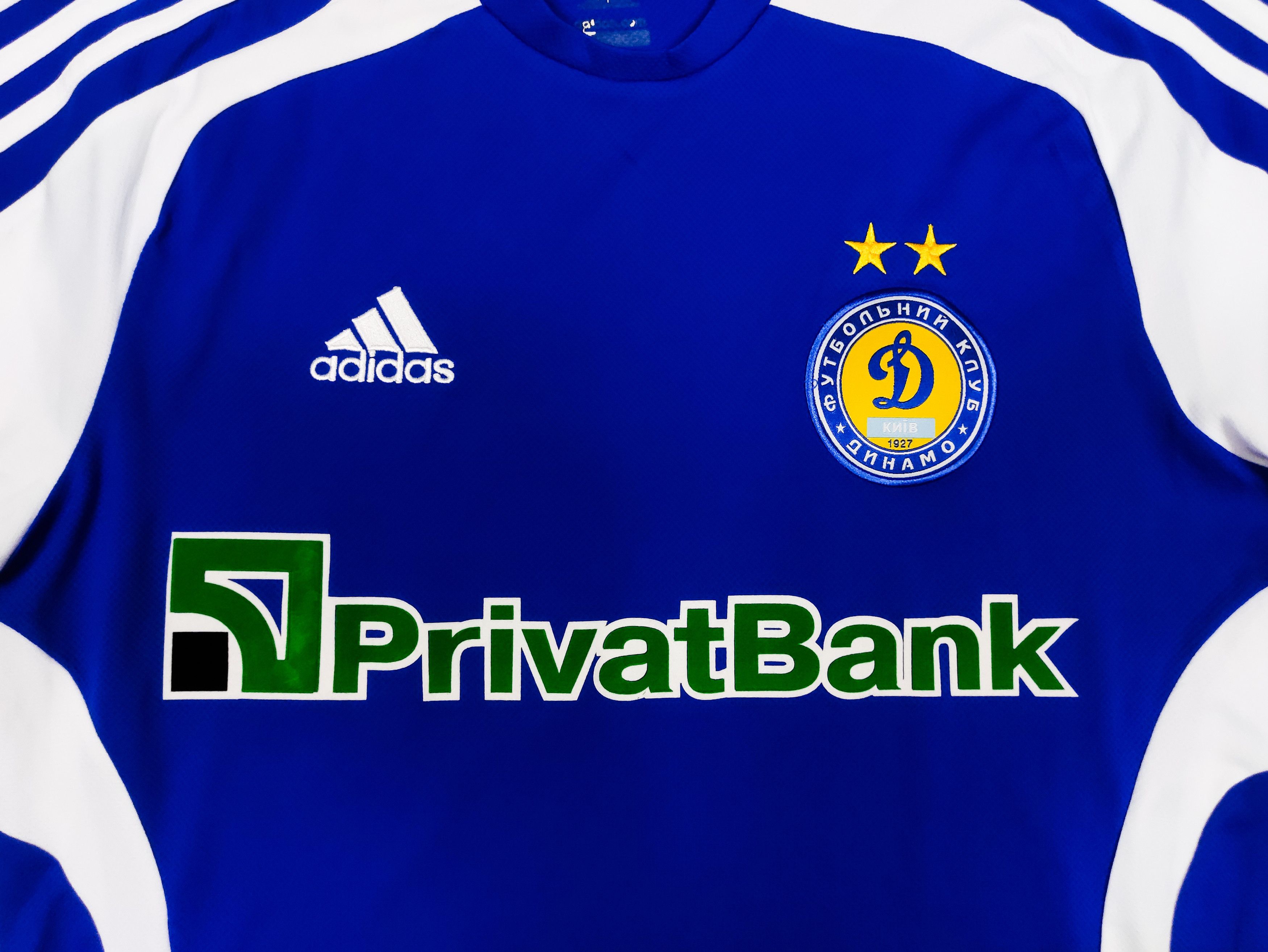 Adidas Dynamo Kyiv 2009 2010 Adidas Home Shirt Ukraine Vintage Size US M / EU 48-50 / 2 - 9 Thumbnail